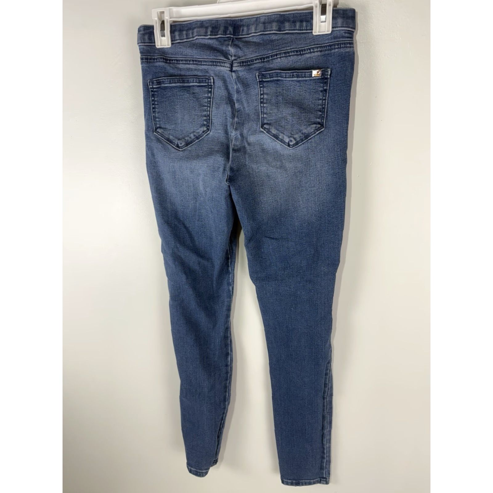 Vintage Jennifer Lopez Lt Wash Distressed Pull On Skinny Jeans Womens Size 6 Size 28" / US 6 / IT 42 - 4 Thumbnail