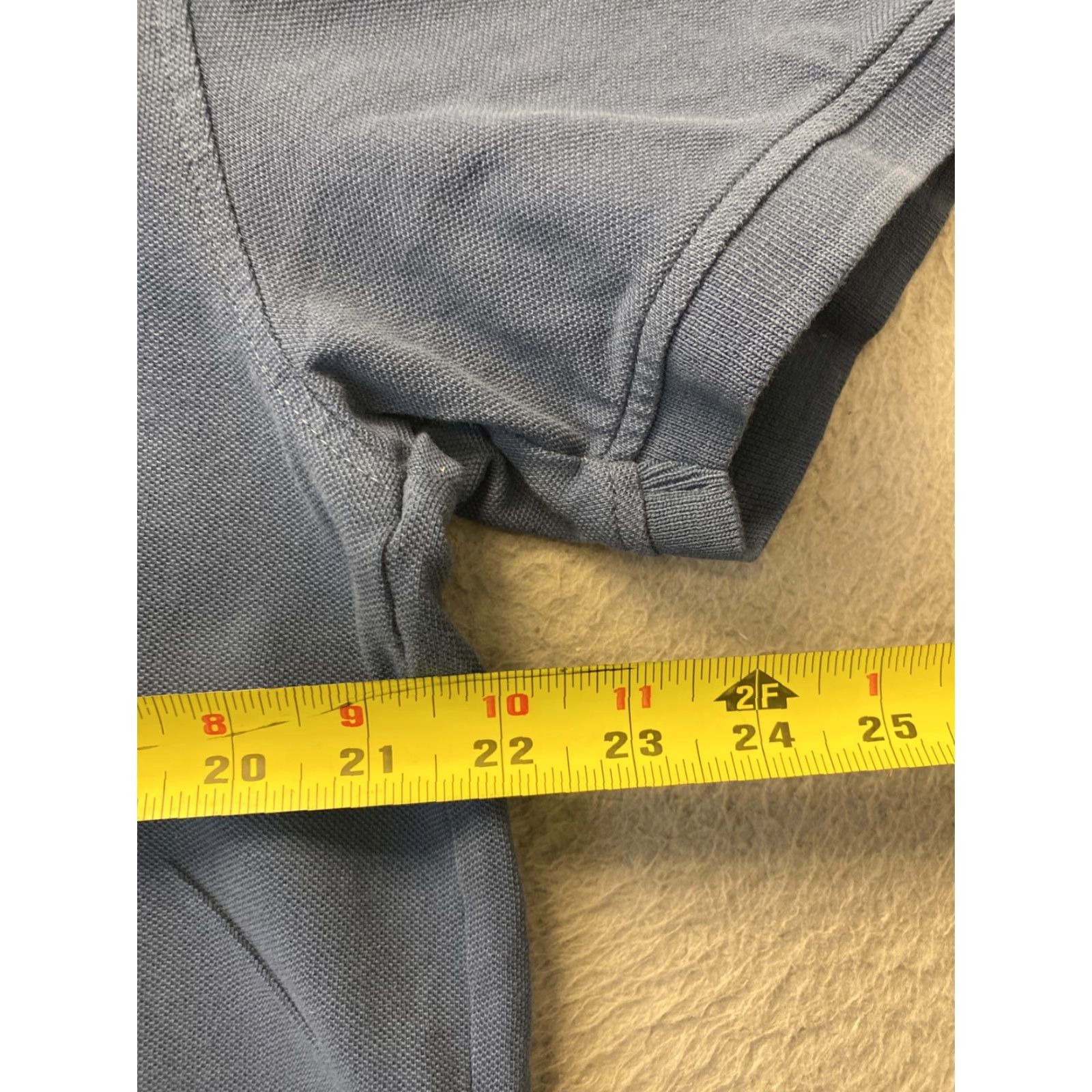 Vintage LERROS Polo Shirt Men Blue Striped 100% Cotton XL - Casual Golf Workwear Regular Fit Men's Shirt Size US XL / EU 56 / 4 - 4 Thumbnail