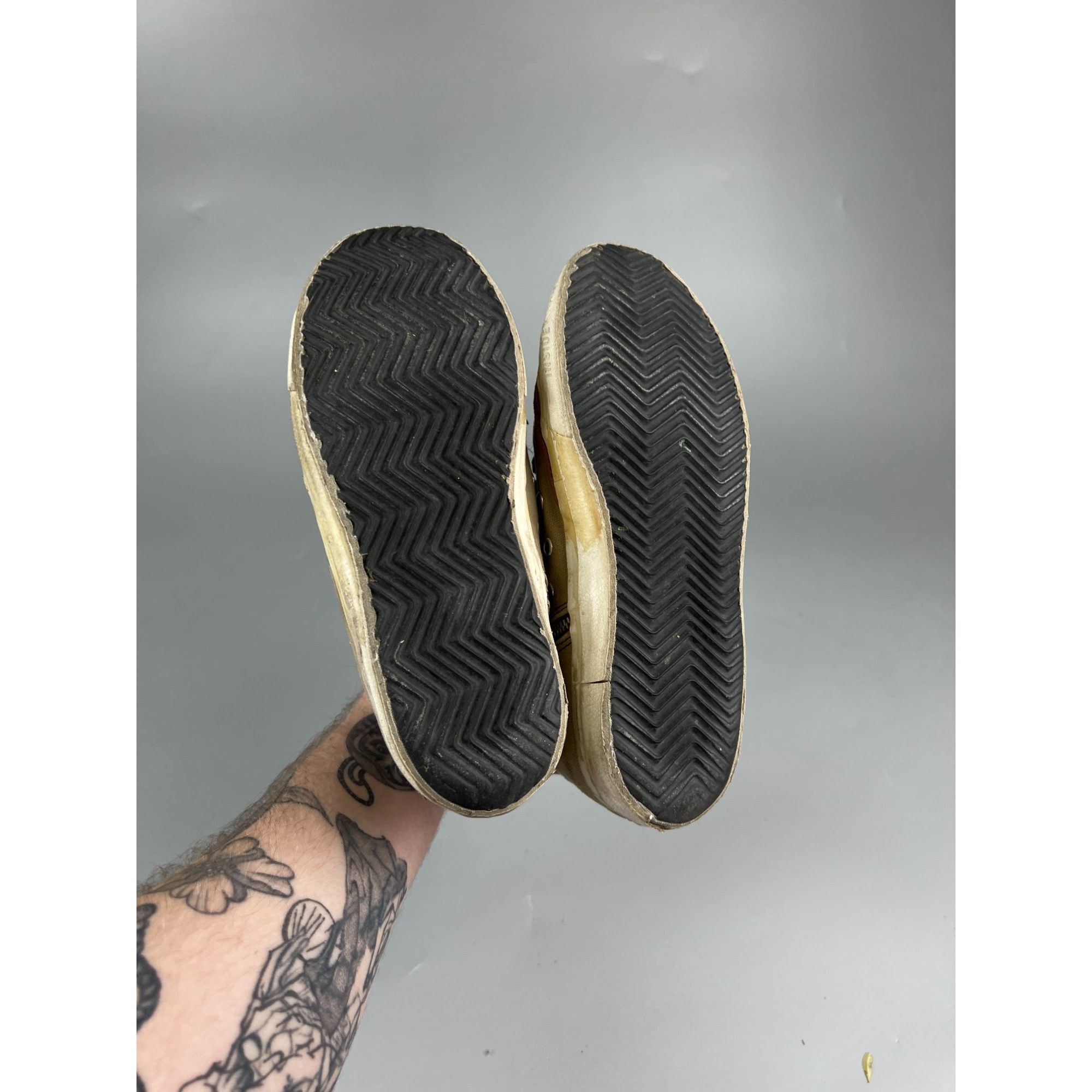 Golden Goose Vintage Golden Goose Francy Hi Top Cloth Sneakers (Y0870) Size US 7 / IT 37 - 15 Thumbnail