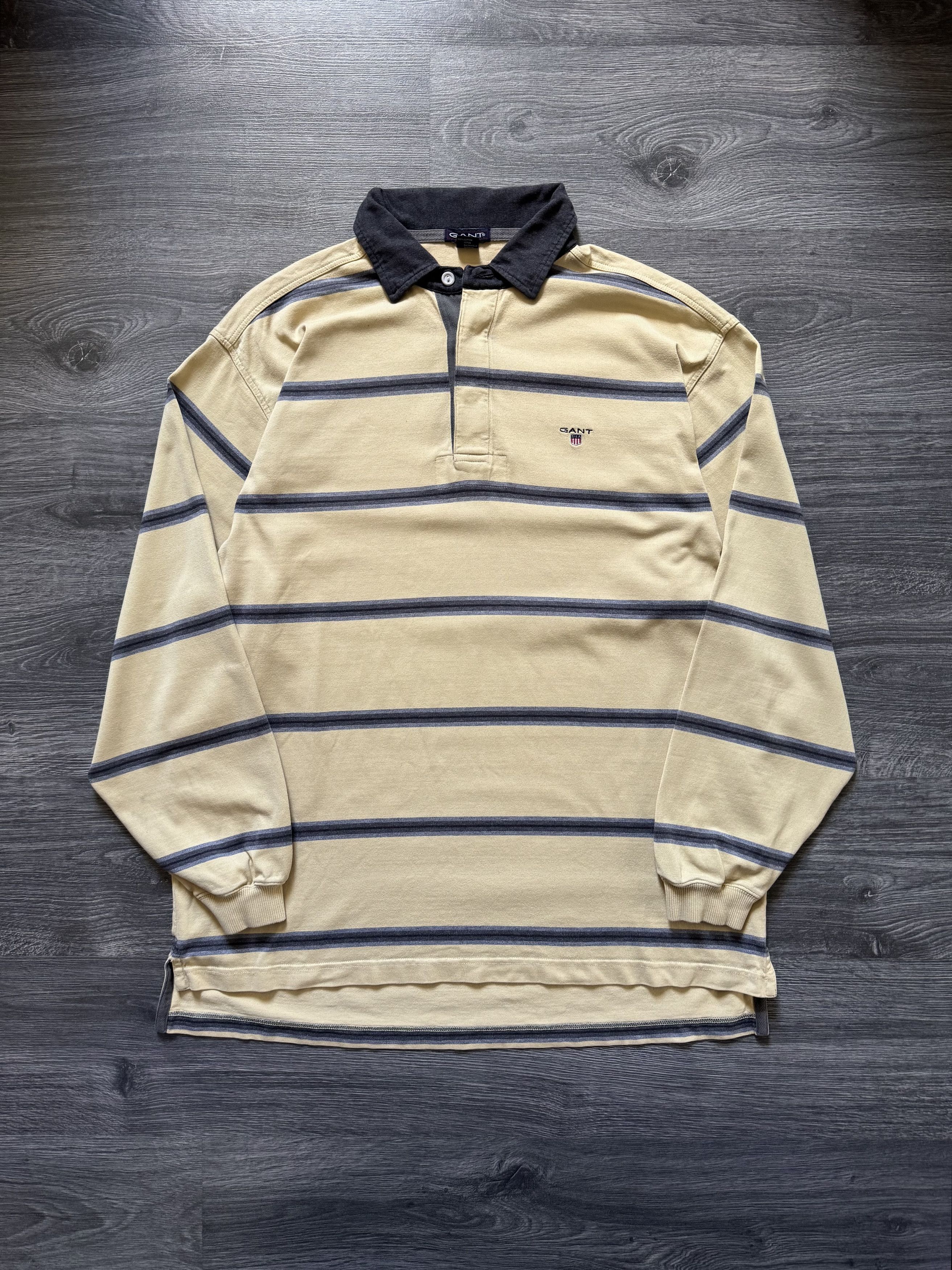 Gant Vintage Gant Logo Striped Preppy Rugby Polo Shirt Size US XXL / EU 58 / 5 - 6 Thumbnail