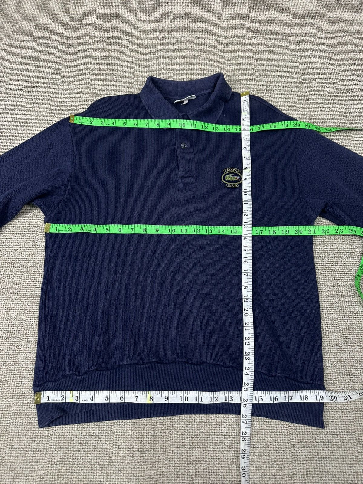 Lacoste Vintage Lacoste Polo Sweatshirt Z397 Size US M / EU 48-50 / 2 - 4 Thumbnail