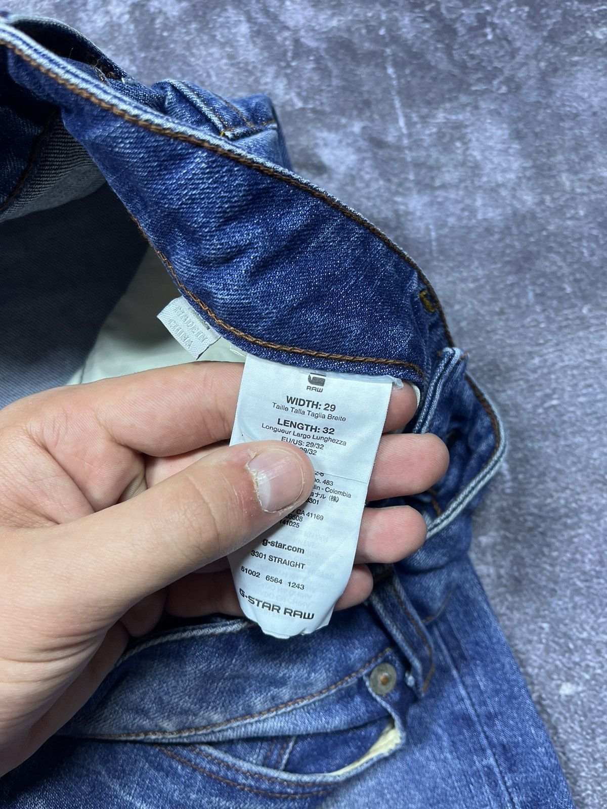 G-Star G-Star RAW Jeans Denim Vintage Streetwear Y2K Pashanim Size US 29 - 9 Thumbnail