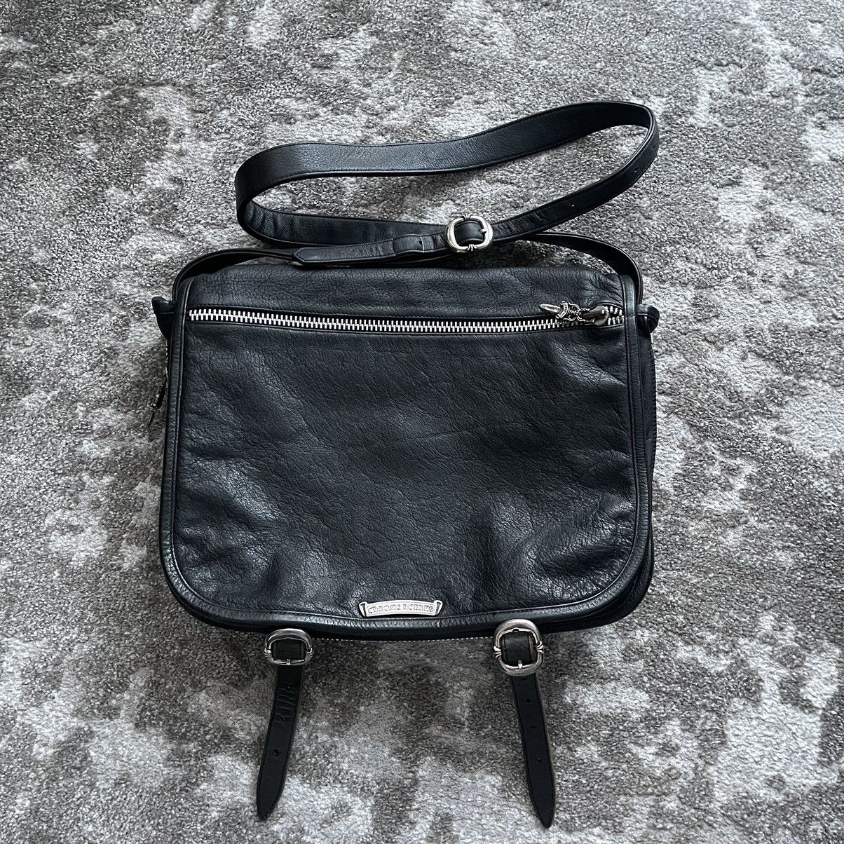 Chrome Hearts Messenger Bag in Black, Men's