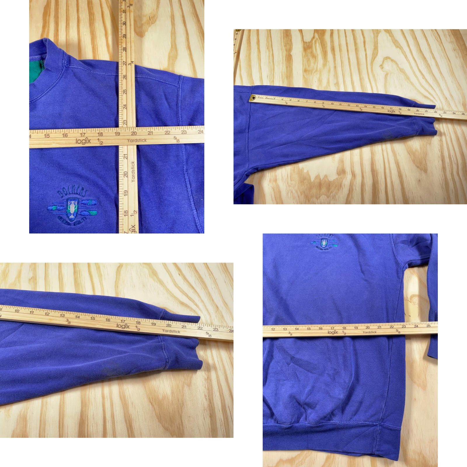 Dockers VINTAGE Dockers x Levi's Sweatshirt Shirt Adult Large Blue Crewneck Oversized 90s Preppy Embroidered Mens Size US L / EU 52-54 / 3 - 8 Thumbnail