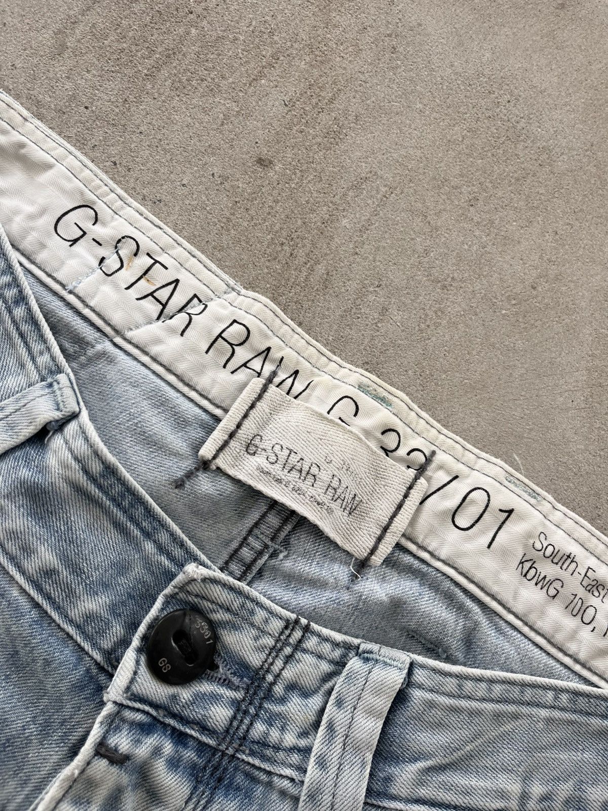 G-Star Vintage GStar Distressed Jeans 32/34 Light Blue Avantgarde Size US 32 / EU 48 - 12 Thumbnail