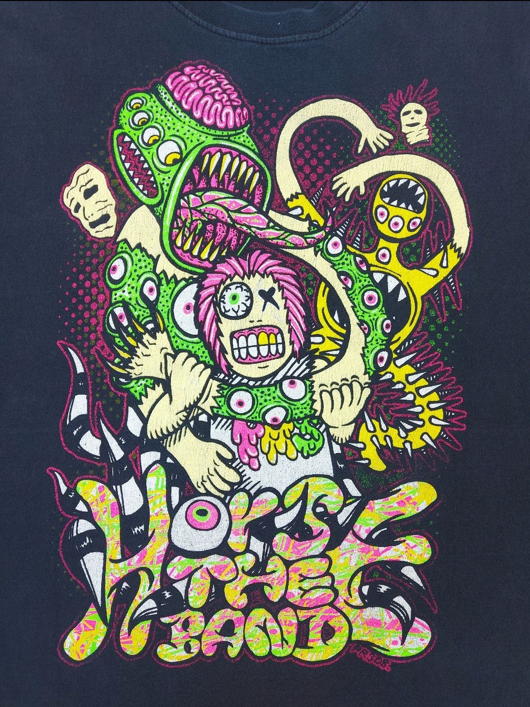Band Tees × Vintage Vintage Horse The Band Acid Trip Monsters Metalcore Band TEE Size US M / EU 48-50 / 2 - 2 Thumbnail