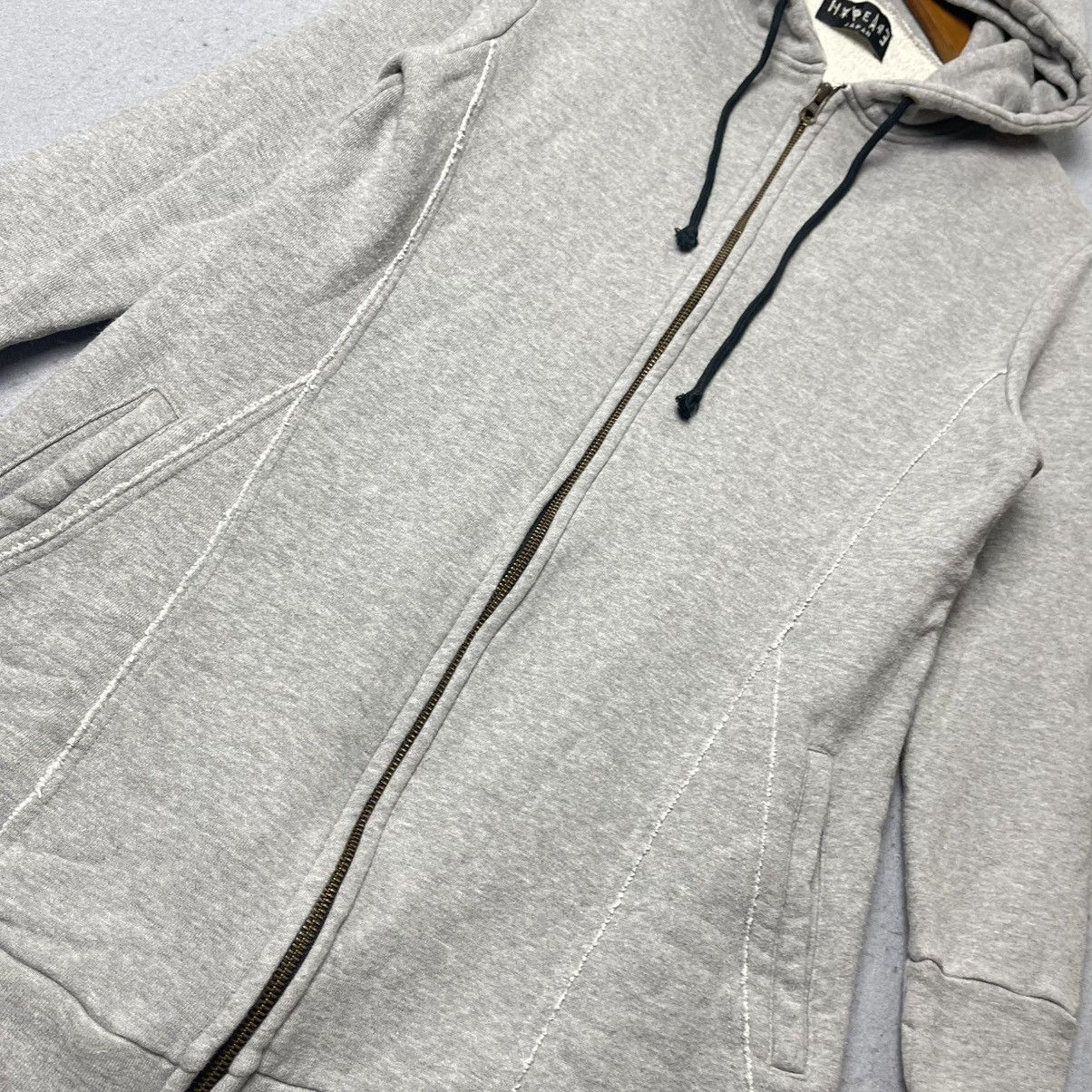 Japanese Brand HAPEACE Japan Longline Minimal Zip Hoodie Size US M / EU 48-50 / 2 - 6 Thumbnail