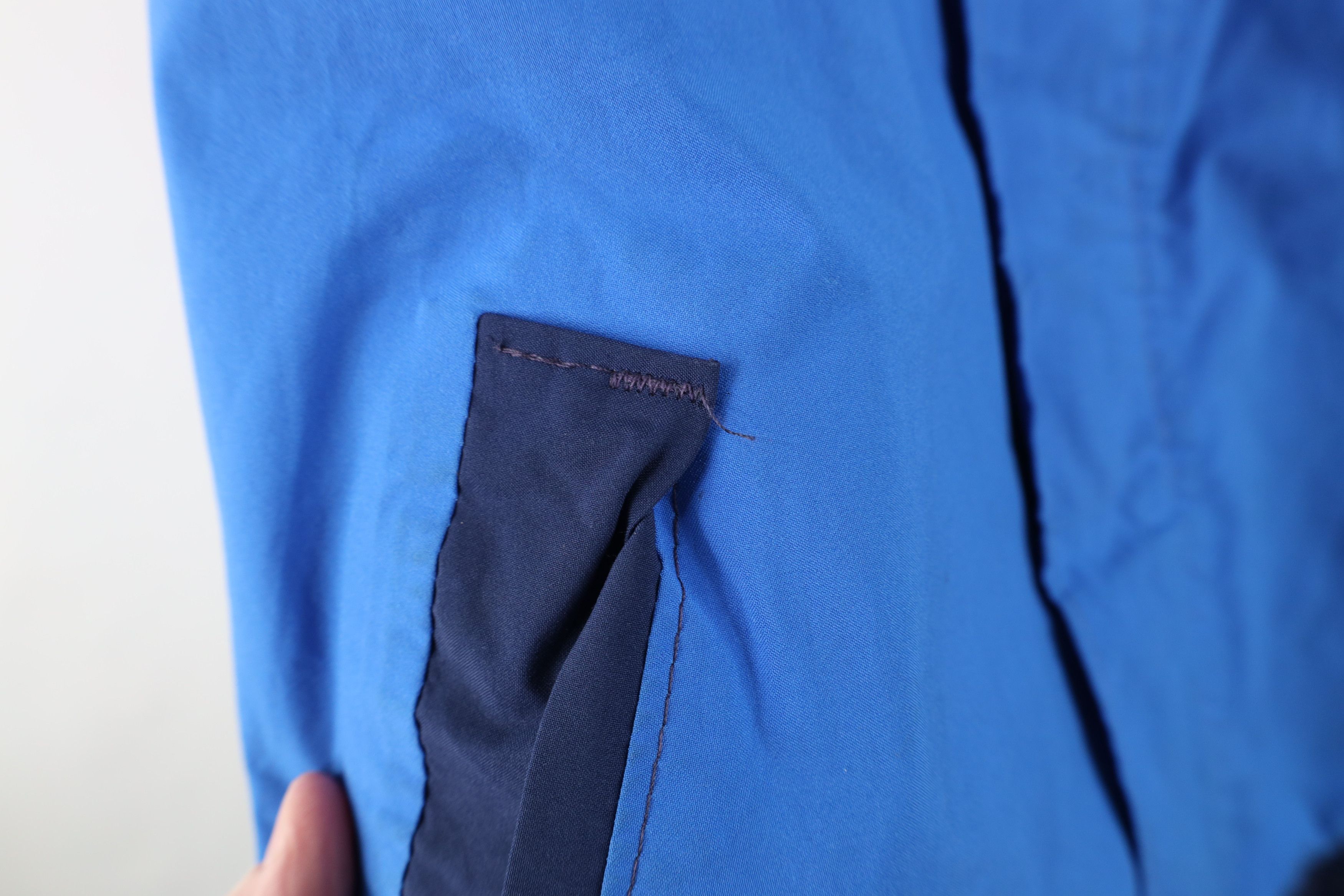Goretex Vintage 90s Streetwear Goretex Rain Bomber Jacket Blue USA Size US M / EU 48-50 / 2 - 5 Thumbnail