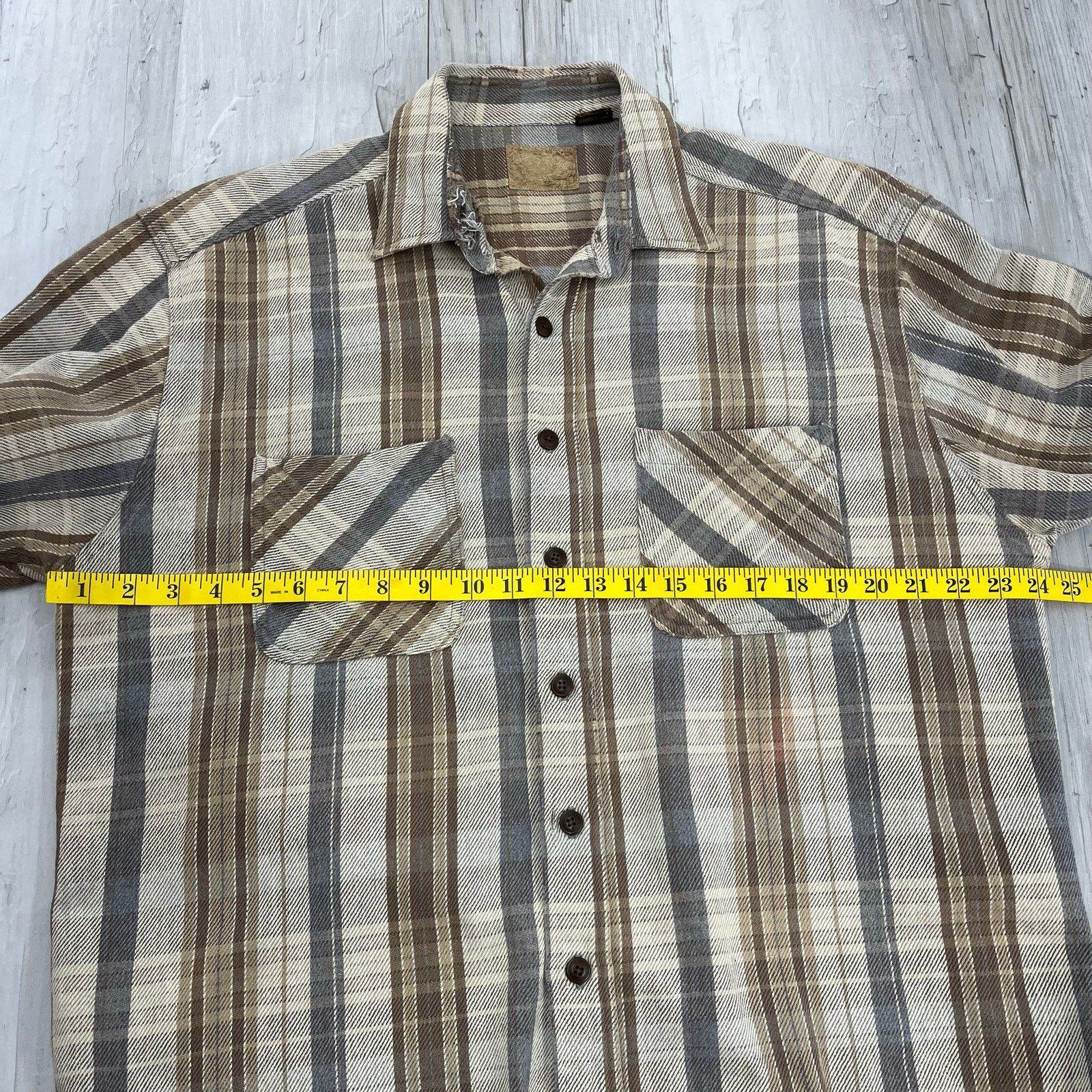 Other Vintage 1998 Blank Heavyweight Flannel XL Earth Tone Plaid Size US XL / EU 56 / 4 - 10 Thumbnail