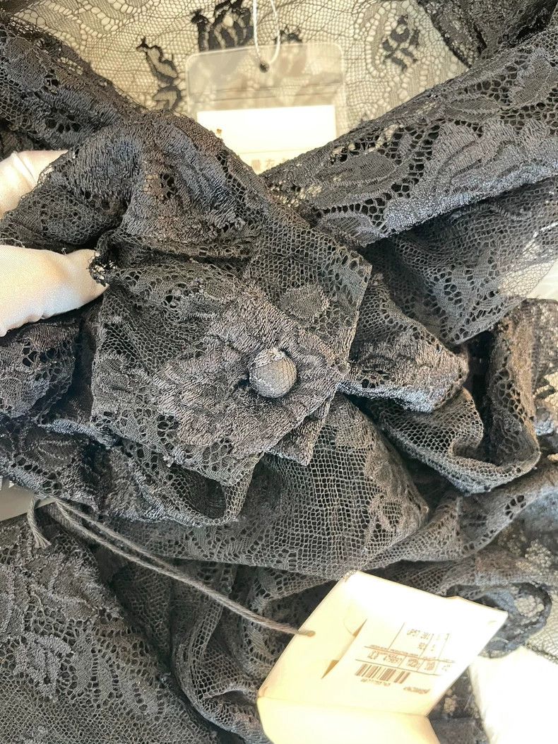 Balenciaga Balenciaga Black lace shirt 2502-Nextarrow Size M / US 6-8 / IT 42-44 - 9 Thumbnail