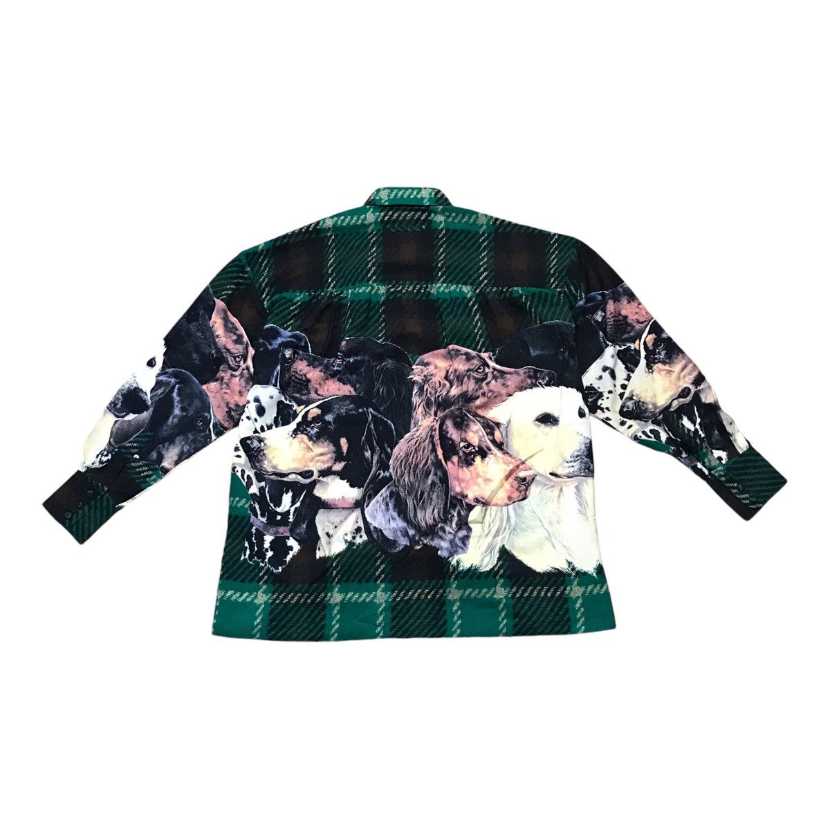 Art Comes First × La Martina 90s Luna Martino Dog Full Print Button Shirt Size US L / EU 52-54 / 3 - 4 Thumbnail