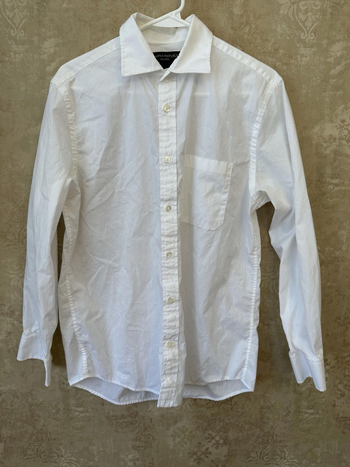 Banana Republic Banana Republic Shirt Mens S Blue White Button Size US S / EU 44-46 / 1 - 1 Thumbnail