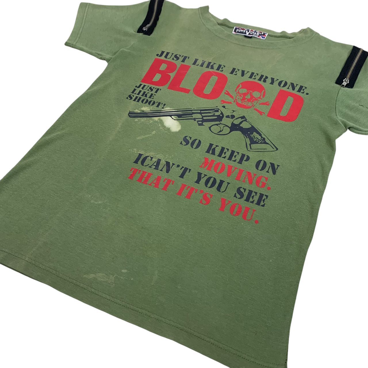 Japanese Brand Very Rare Anarchy Punk Vorable Design Punk T-shirt Size US S / EU 44-46 / 1 - 2 Thumbnail
