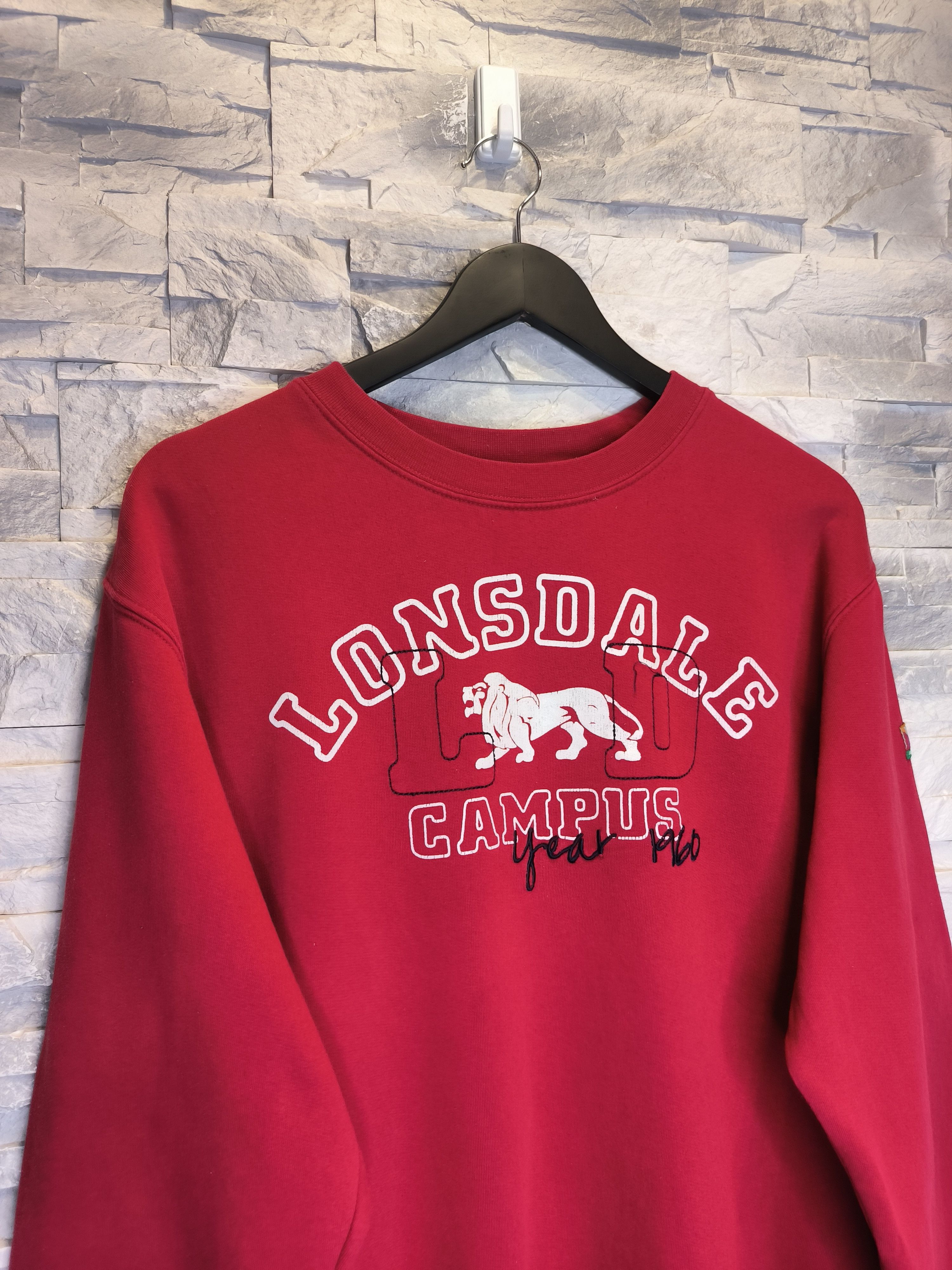 Lonsdale Lonsdale Vintage Sweatshirt Logo 90s Crewneck Size US M / EU 48-50 / 2 - 2 Thumbnail
