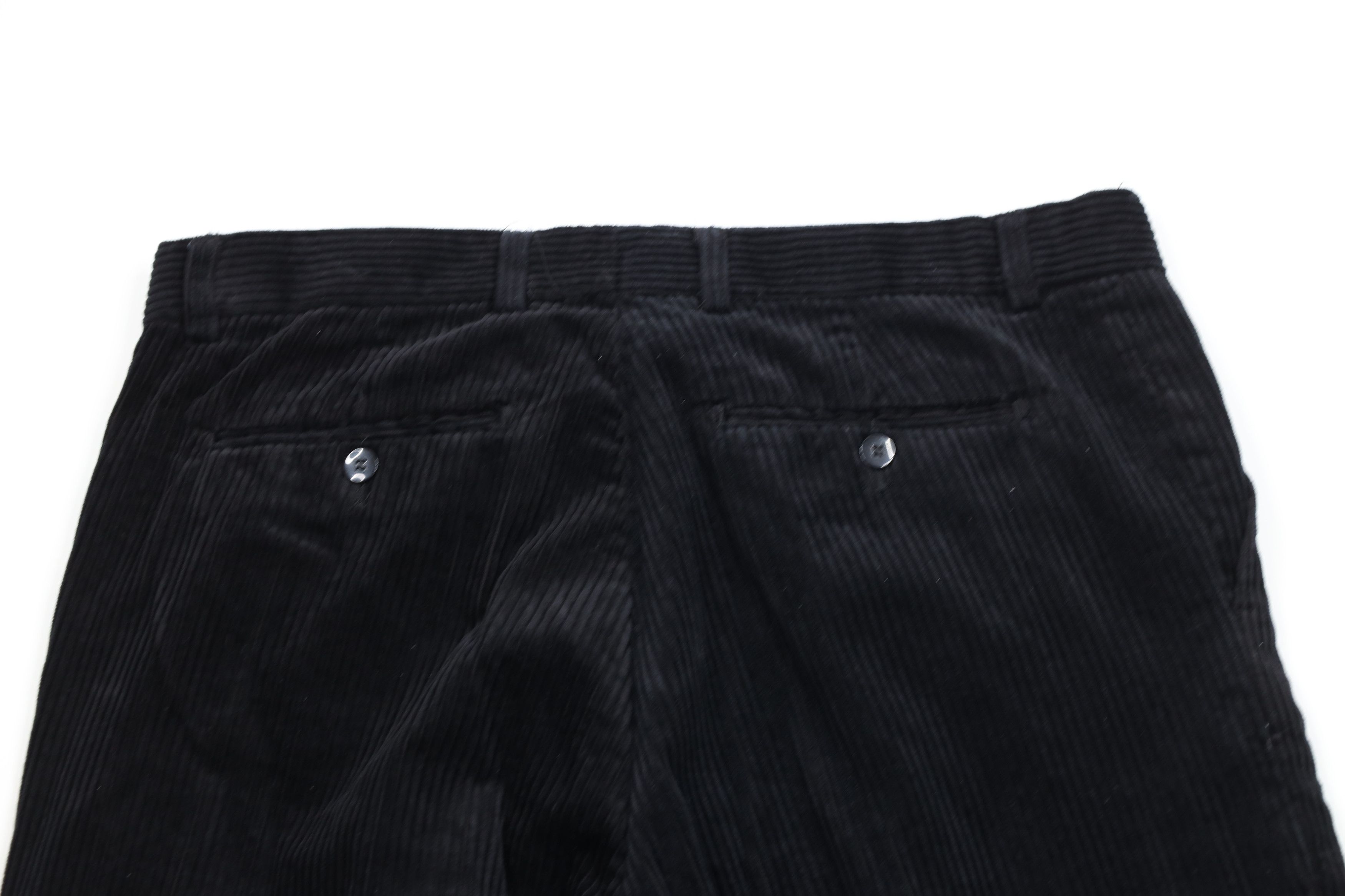 Vintage Vintage 90s Streetwear Wide Leg Corduroy Chino Pants Black Size US 36 / EU 52 - 9 Thumbnail