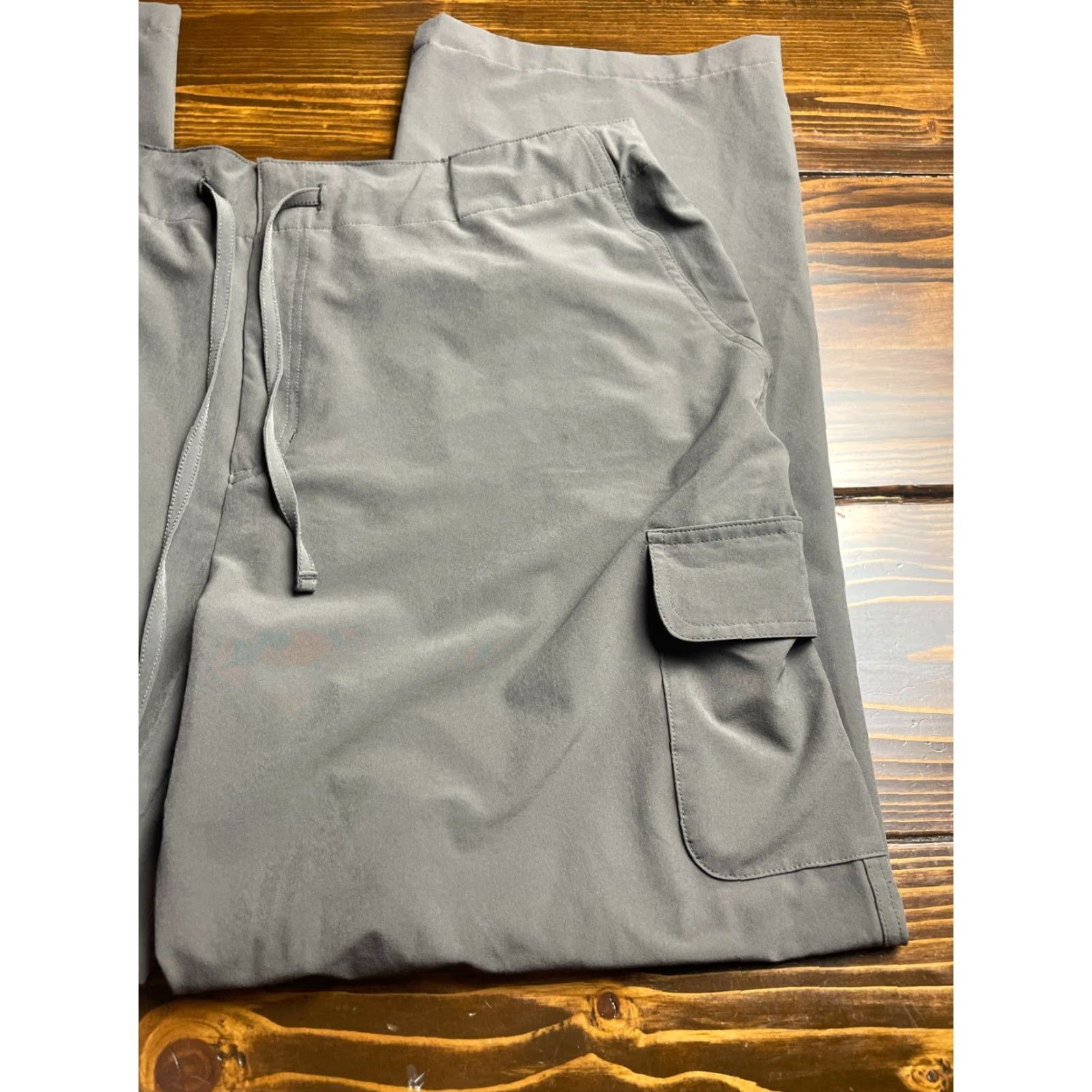 Jockey Jockey Pants Women's XL Gray Cargo Activewear Size 25" / US 0 / IT 36 - 4 Thumbnail