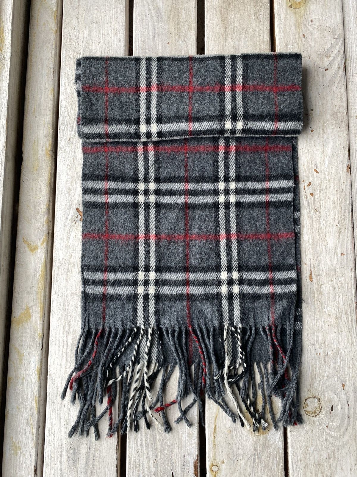 Burberry × Vintage Vintage 90s Burberry Scarf / Muffler / Neckwear Size ONE SIZE - 2 Thumbnail