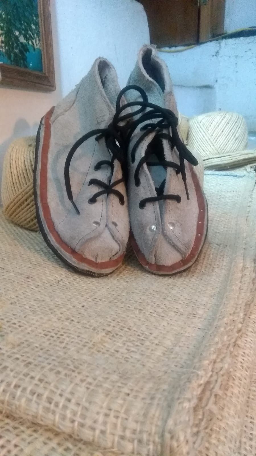 Other Artisan Mexican handmade leather shoes with tire soles Size US 9.5 / EU 42-43 - 5 Thumbnail