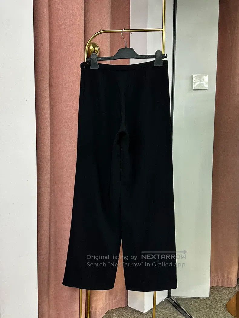 The Row The Row size 0 Black Trousers Casual Pants Wide-Leg Size 42" / US 20 - 3 Thumbnail