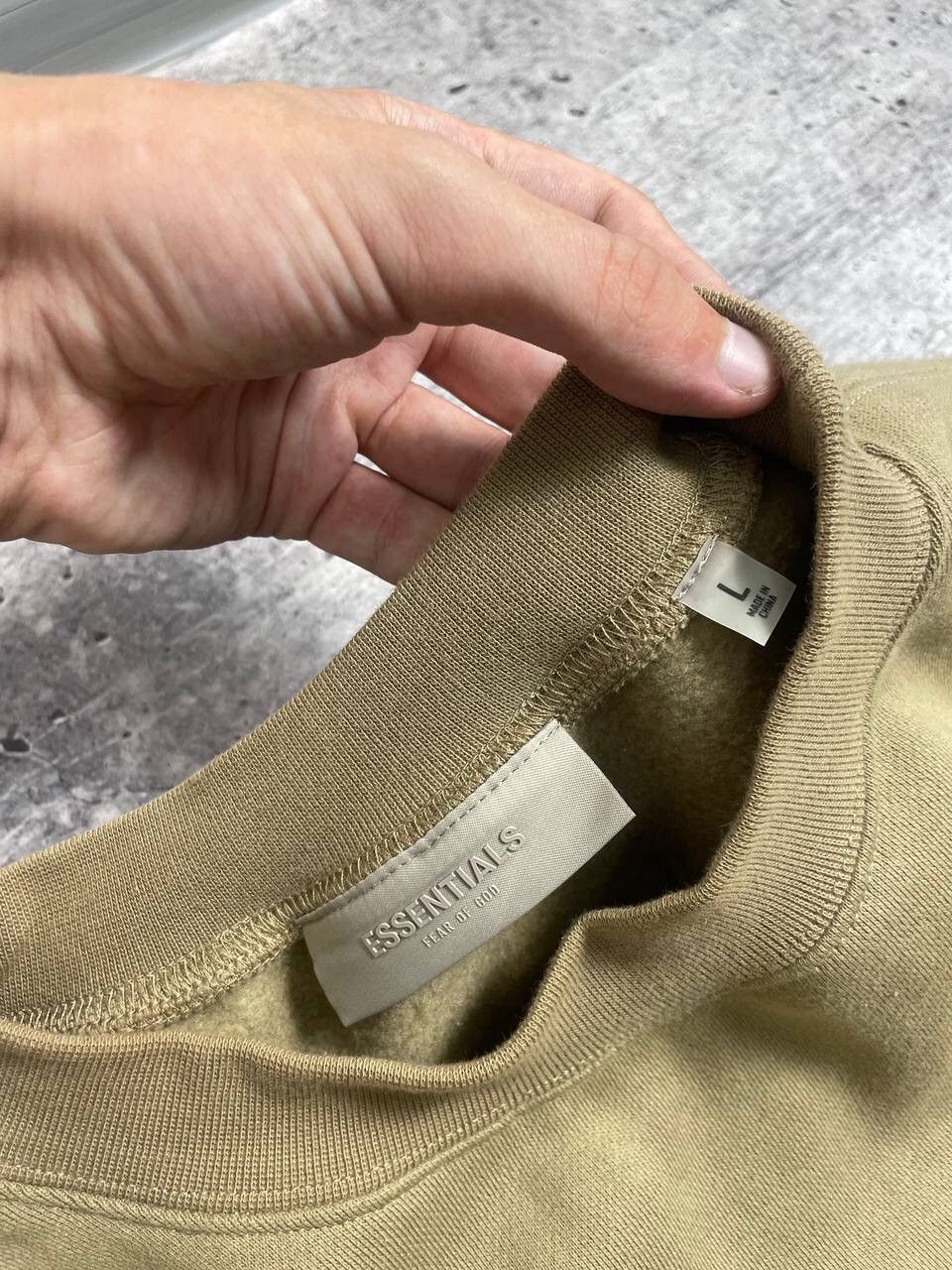 Fear of God Essentials Fear Of God Oversized Logo Sweatshirt Y2K Size US L / EU 52-54 / 3 - 6 Thumbnail