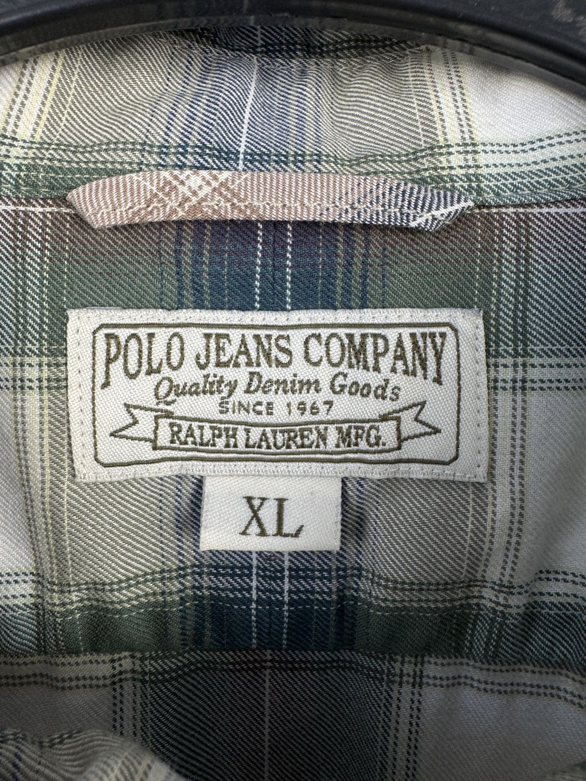 Polo Ralph Lauren Ralph Lauren MFG Polo Jeans Long Sleeve Shirt Button Up Size US XL / EU 56 / 4 - 8 Thumbnail
