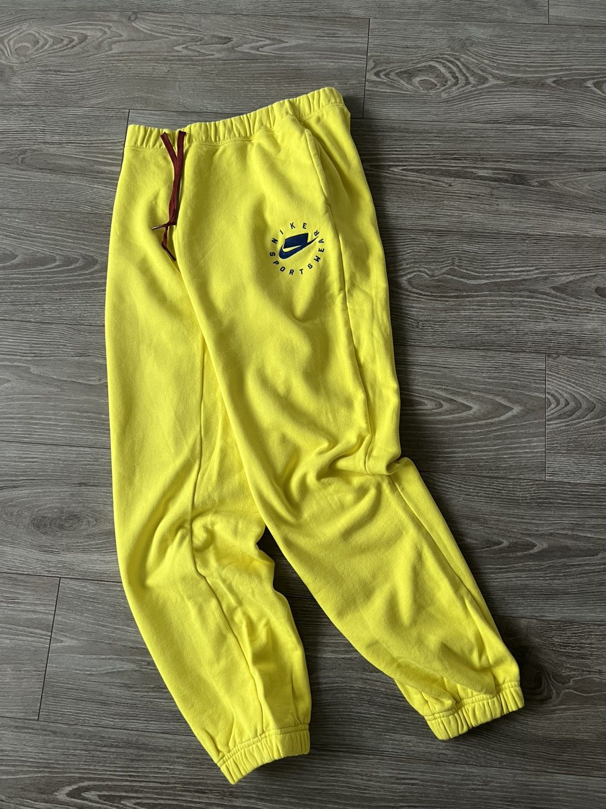 Nike Sportswear NSW 253 Yellow Cotton Joggers‼️