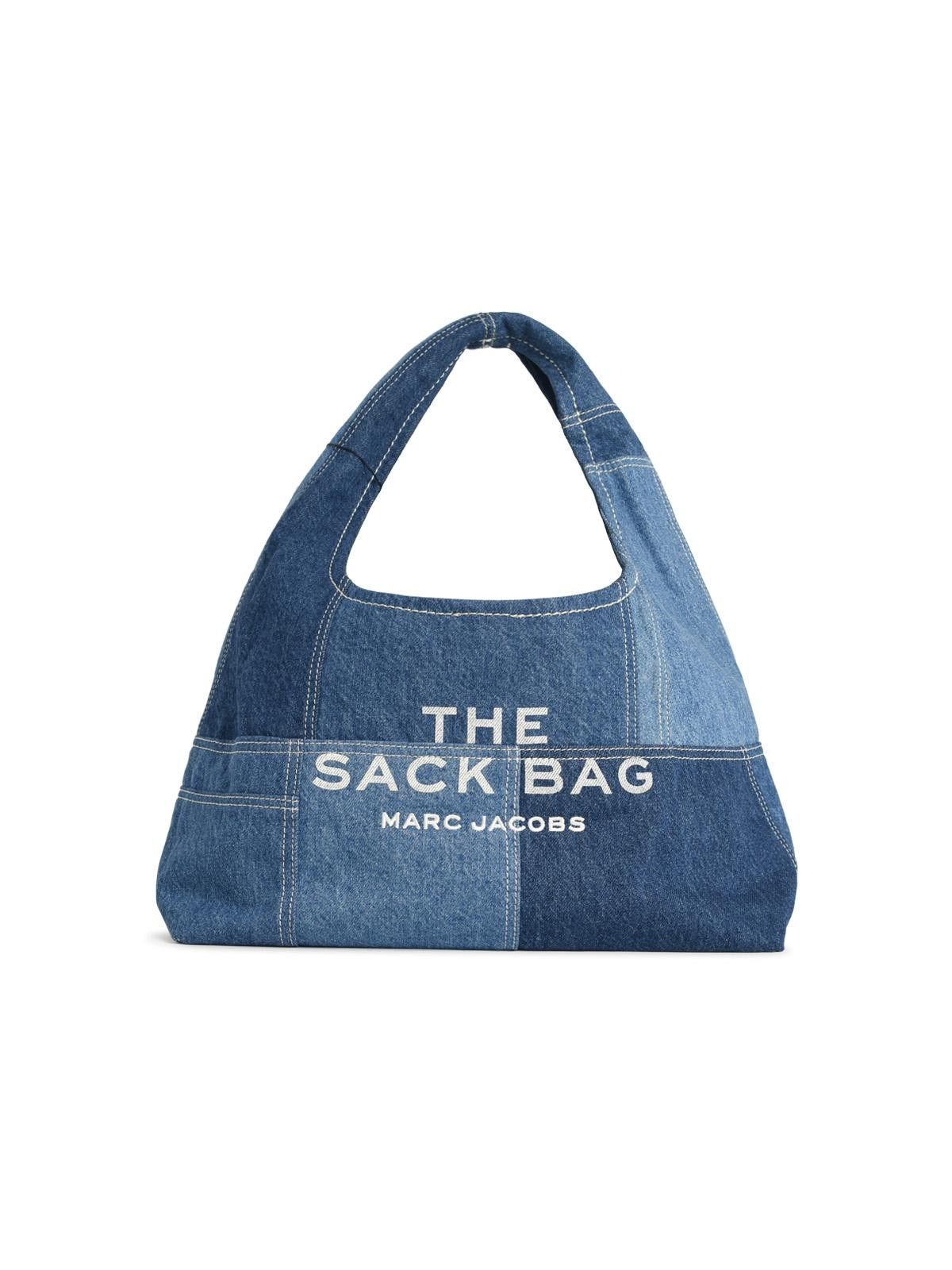 Marc Jacobs MARC JACOBS (THE) 'The Sack Patchwork' Blue Denim Bag Size ONE SIZE - 1 Thumbnail