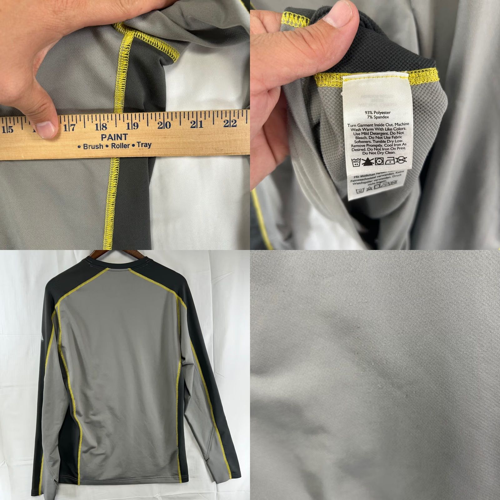 Eddie Bauer VINTAGE? No. Eddie Bauer First Ascent Base Layer Mens Small Grey FreeHeat Pro Long Sleeve Top Size US S / EU 44-46 / 1 - 8 Thumbnail
