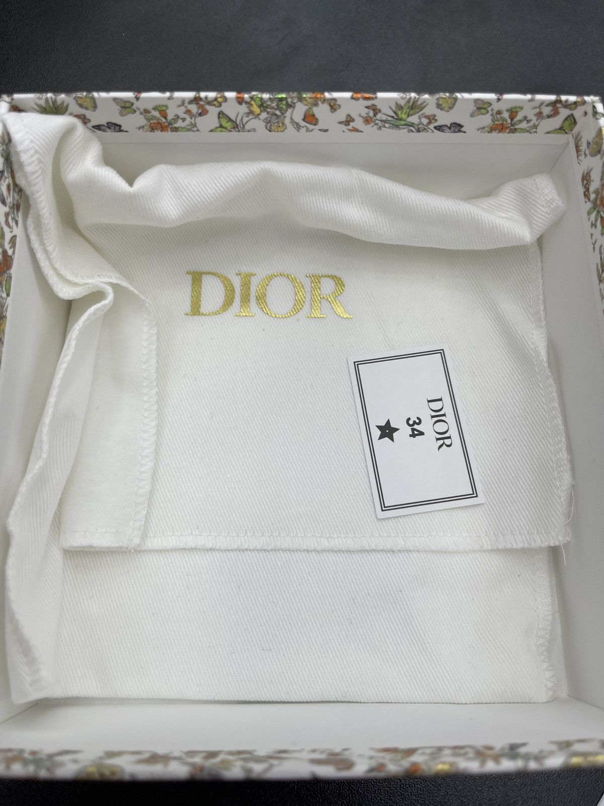 Dior Dior Patent Leather Lady Dior Tri-fold Wallet Blue Authentic Size ONE SIZE - 11 Thumbnail