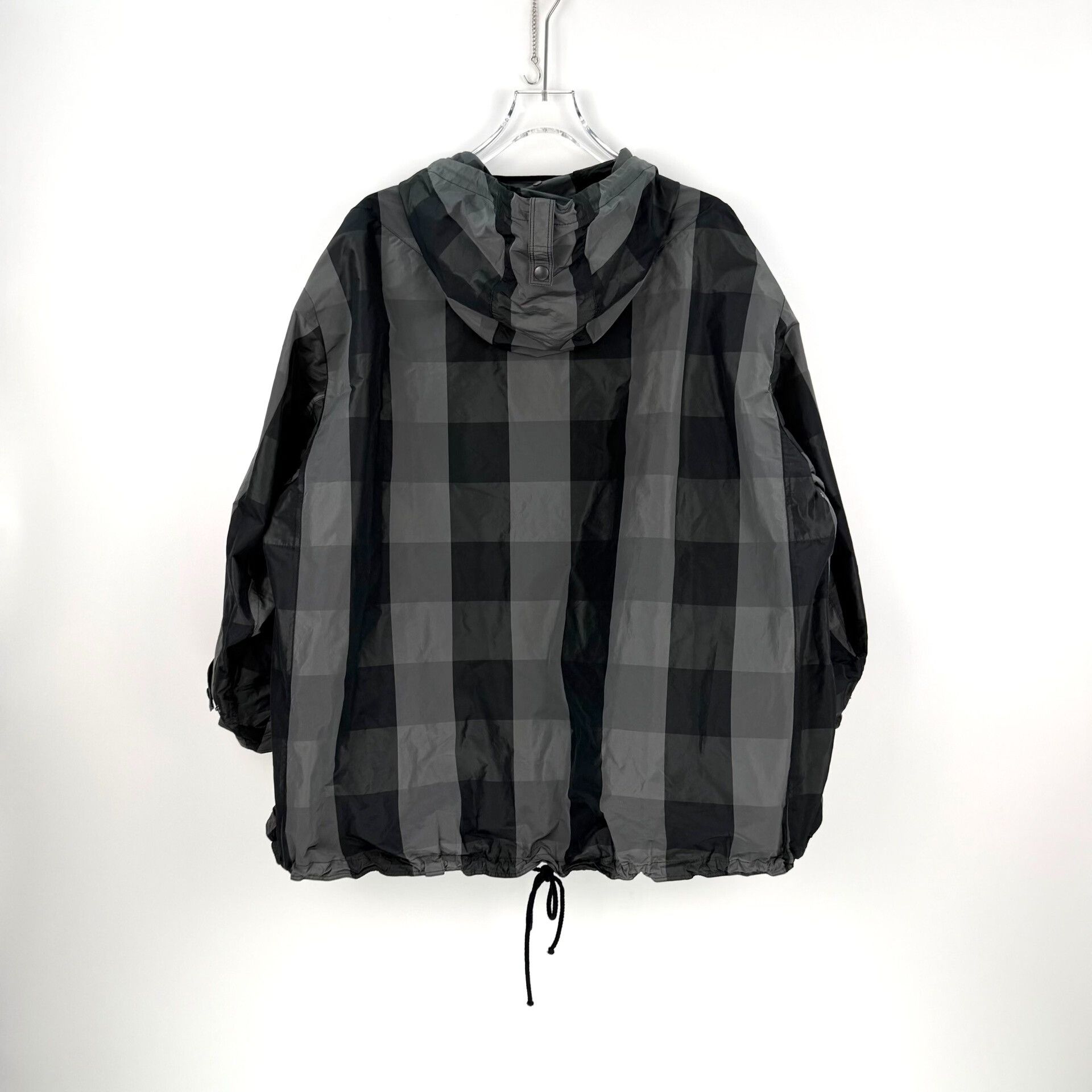 Dior dior black gray plaid logo hooded jacket Size US S / EU 44-46 / 1 - 4 Thumbnail
