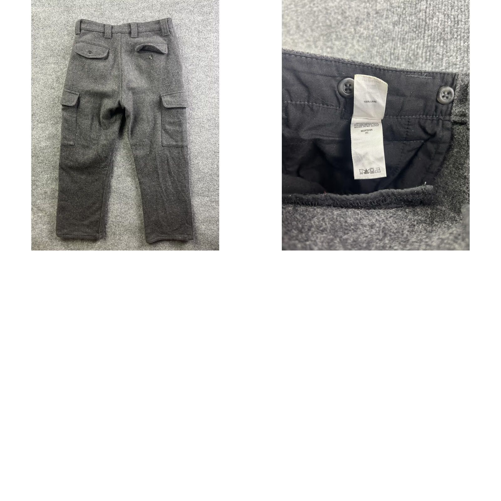 Vintage Cabela's Pants Mens 32 Gray Wool Tweed Cargo Lined Hunting Outdoor Gear Size US 32 / EU 48 - 8 Thumbnail