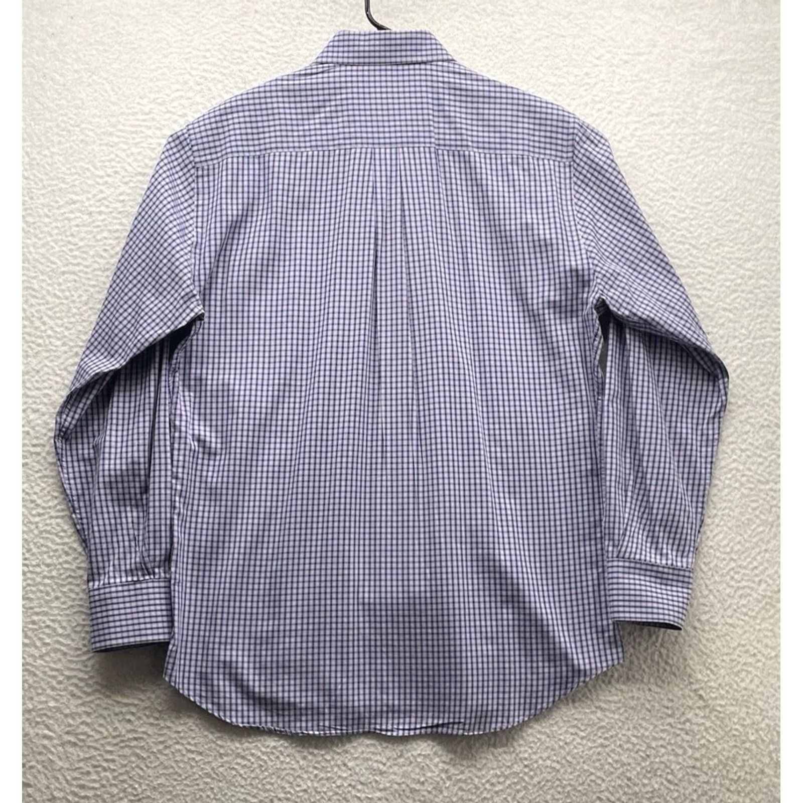Peter Millar Peter Millar Shirt Mens L Purple Plaid Check Cotton Button-Up Preppy Crown Modern Classic Size US L / EU 52-54 / 3 - 5 Thumbnail