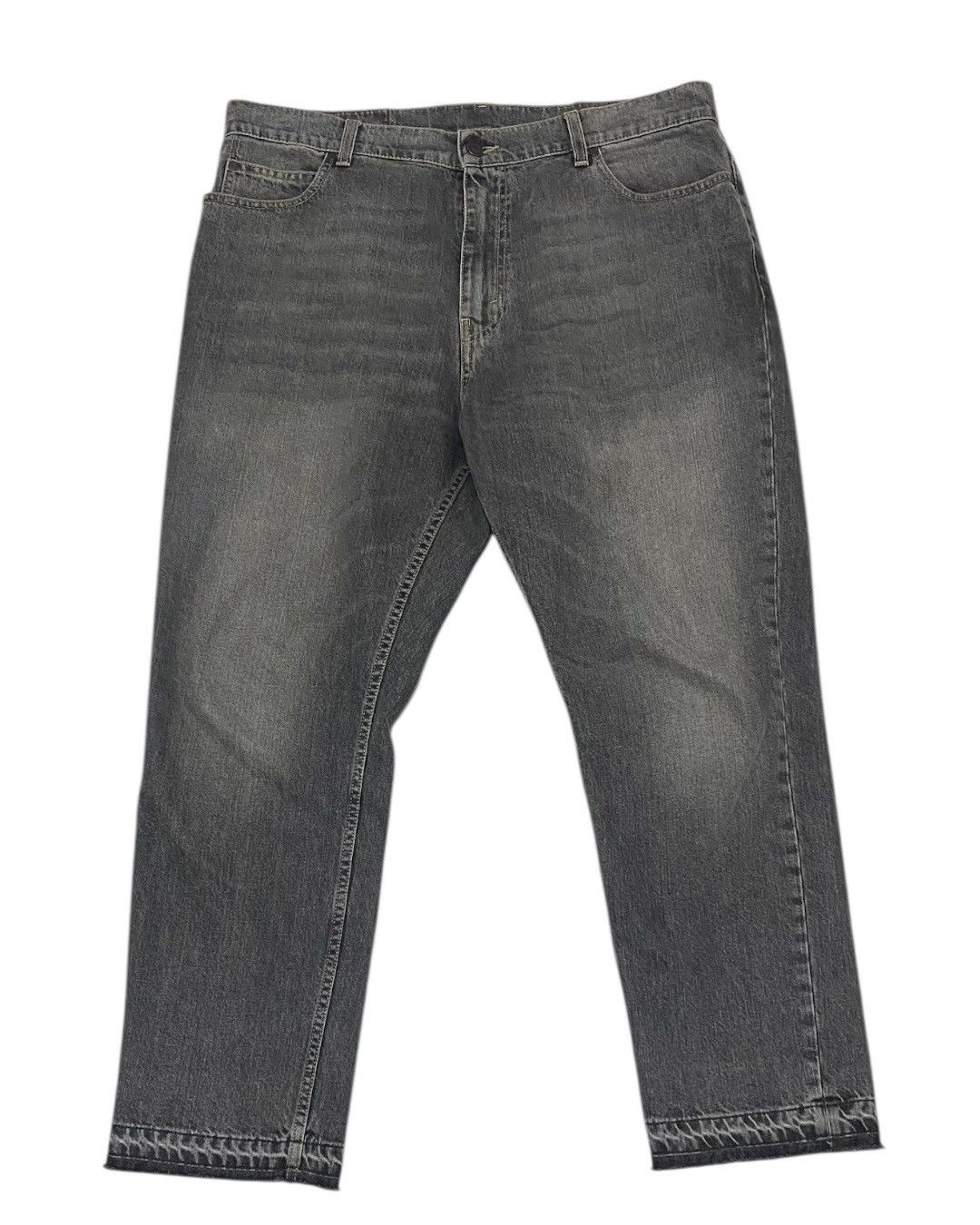 Stella McCartney Stella McCartney Gray Wash Denim Pants Raw Hem Size US 30 / EU 46 - 1 Thumbnail