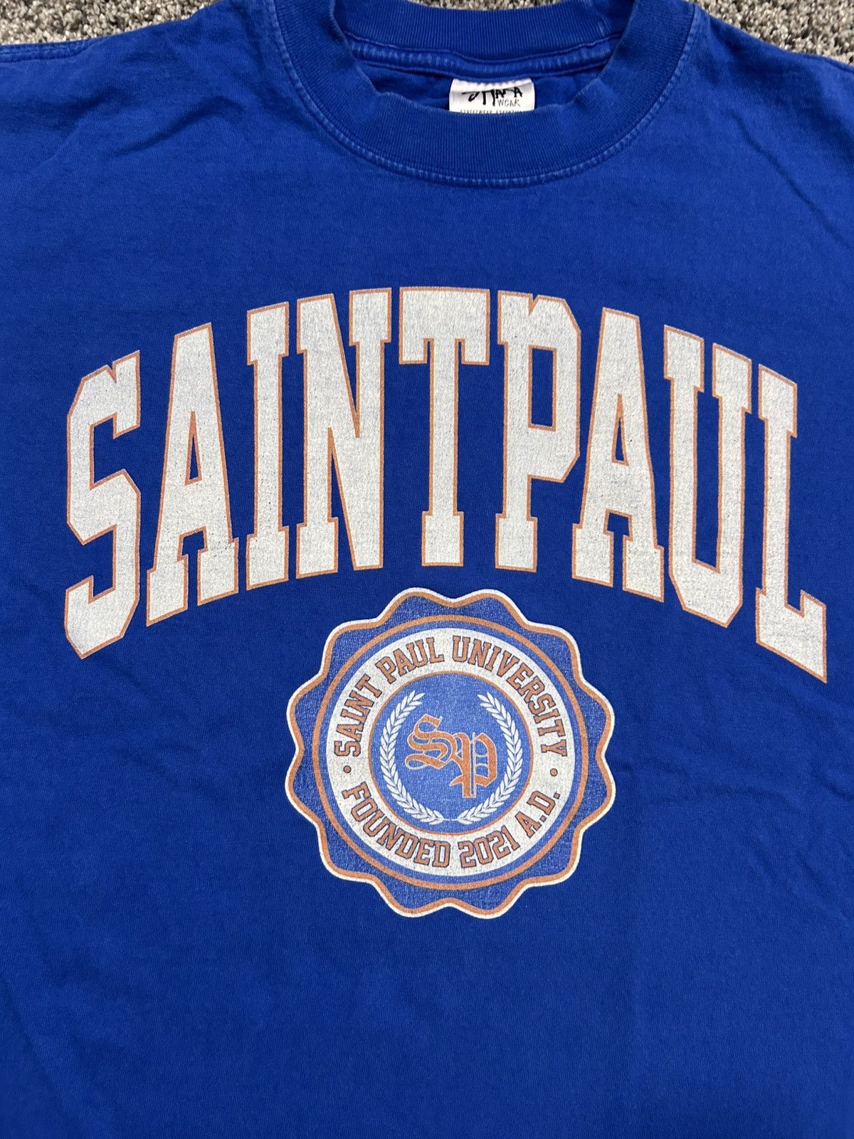 Saint Paul Saint Paul University Heavy T-Shirt Size US M / EU 48-50 / 2 - 2 Thumbnail