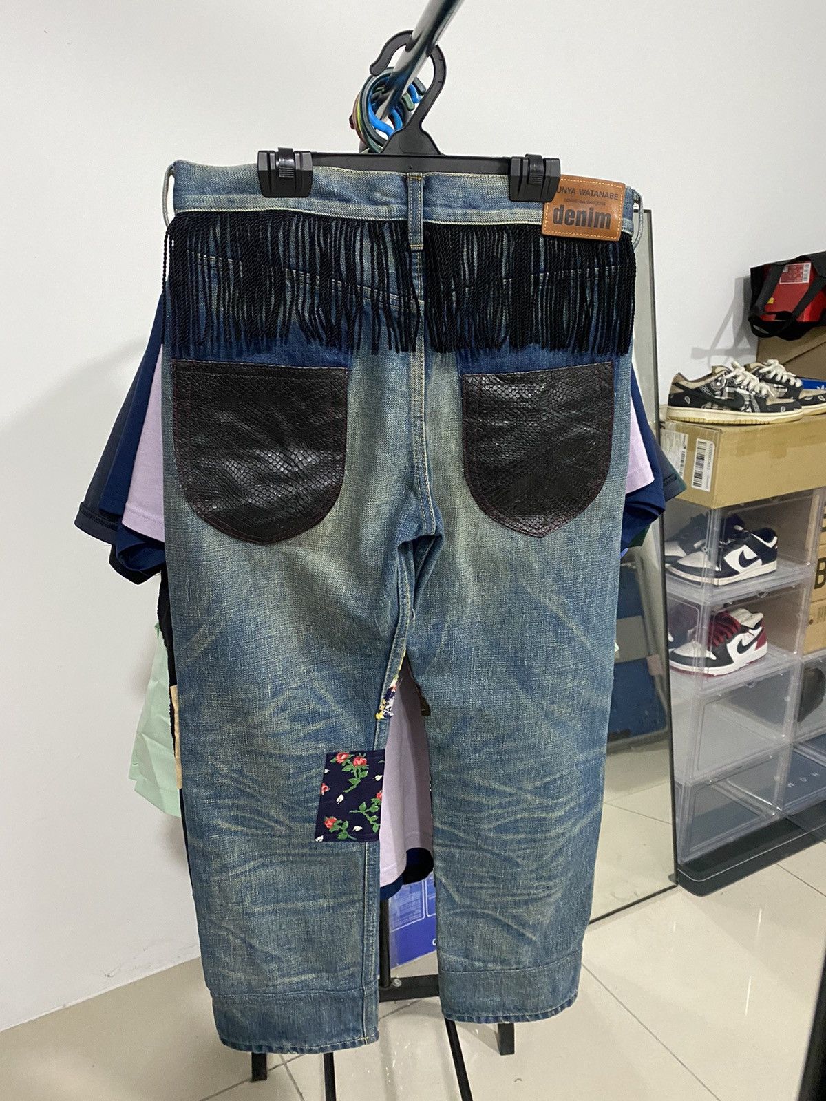 Comme des Garcons Vintage Junya watanabe Comme des garcons Patchwork pants Size US 30 / EU 46 - 6 Thumbnail