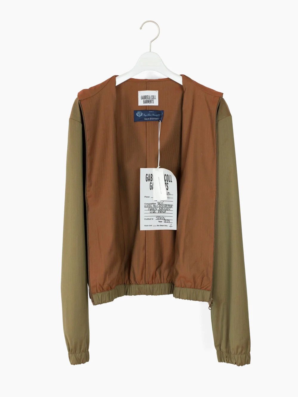 Gabriella Coll Garments AW24 Zip Hoodie Iridescent Loro Piana HBT Size US M / EU 48-50 / 2 - 5 Thumbnail