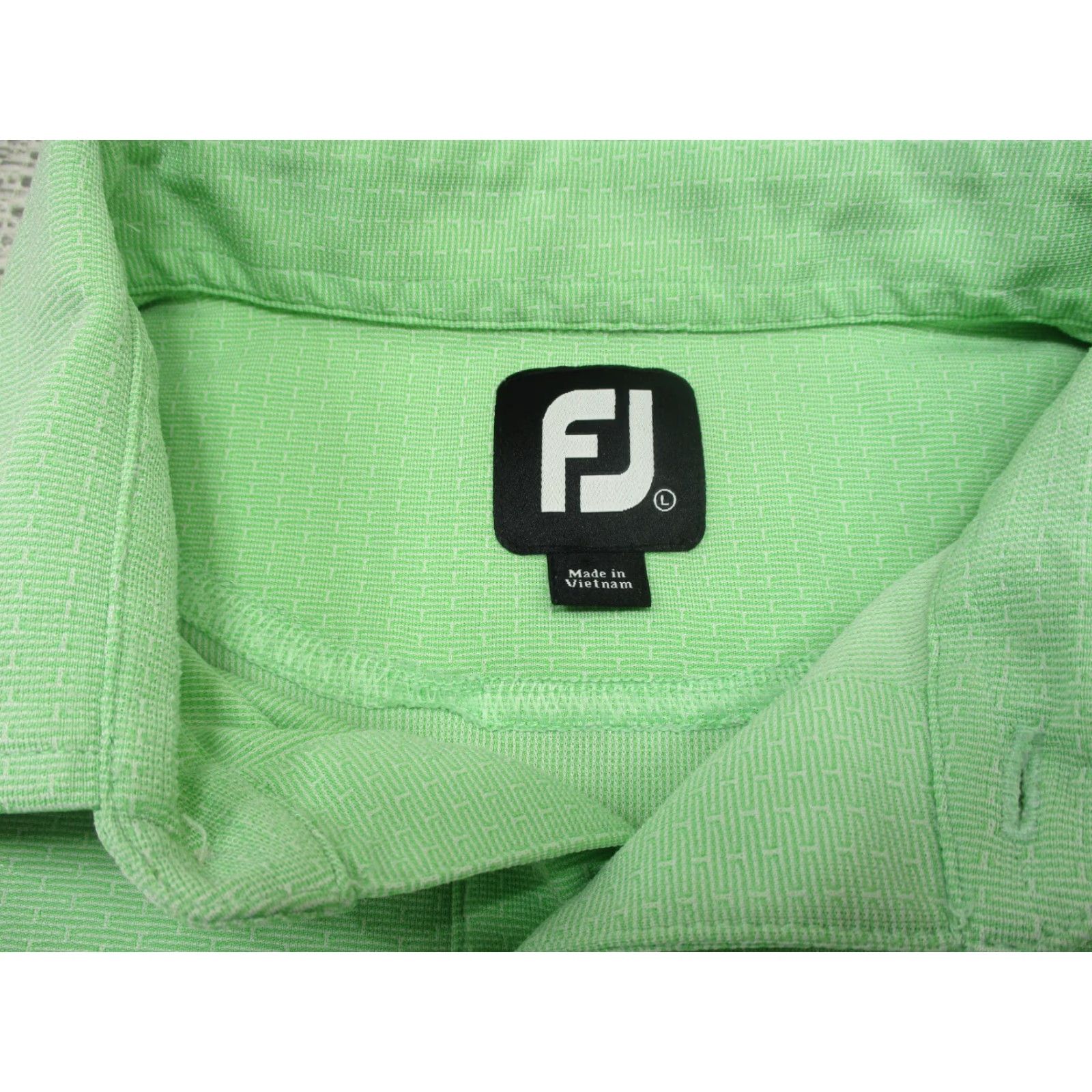 Footjoy FootJoy Polo Shirt Adult Large Lightweight Golf Mens Green Polo Short Sleeve Solid Logo Regular Vintage No Size US L / EU 52-54 / 3 - 3 Thumbnail