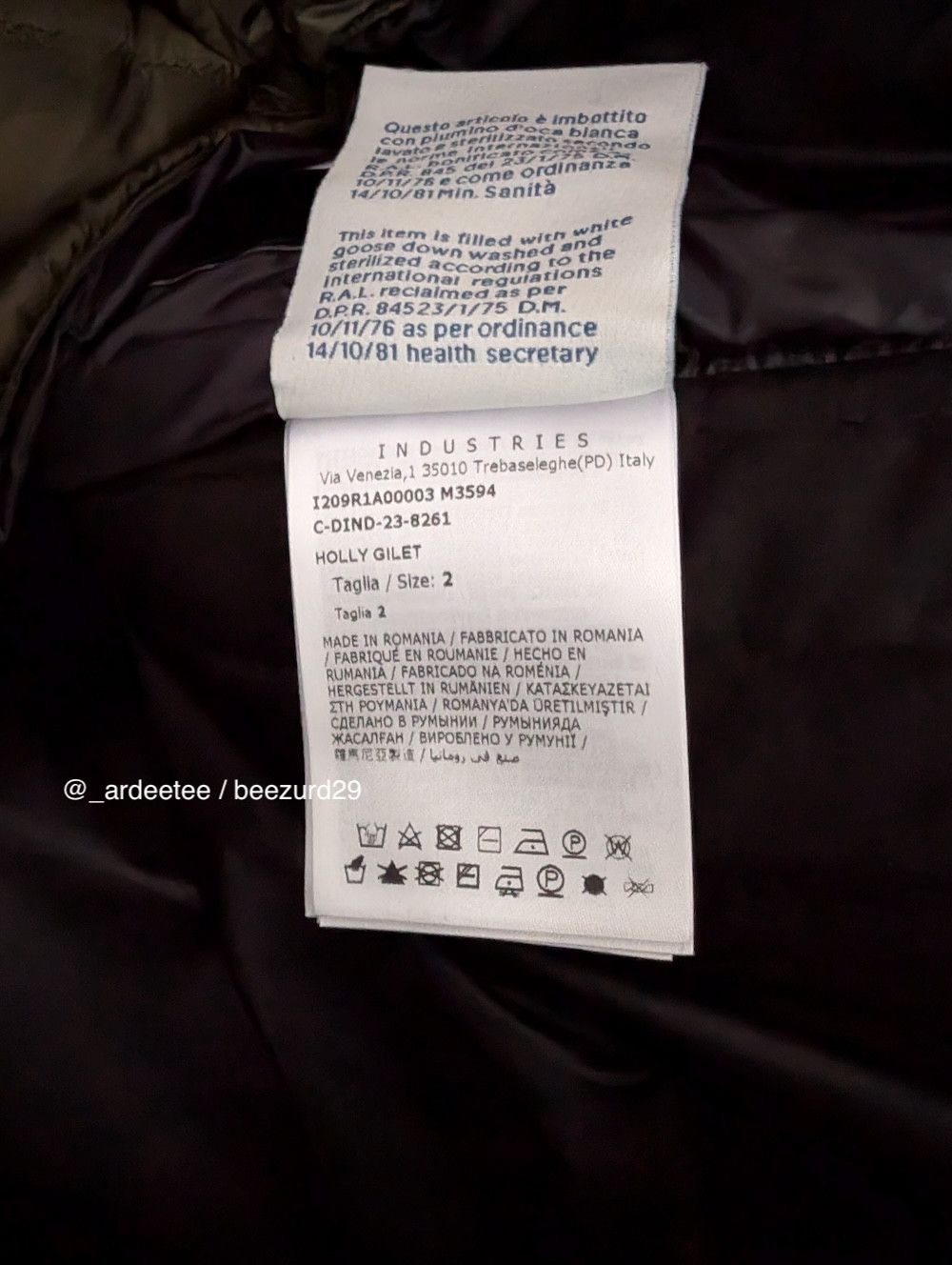 Moncler Genius × Pharrell *NEW* RARE PHARRELL HOLLY QUILTED PUFFER DOWN VEST FW23 Size US M / EU 48-50 / 2 - 15 Thumbnail