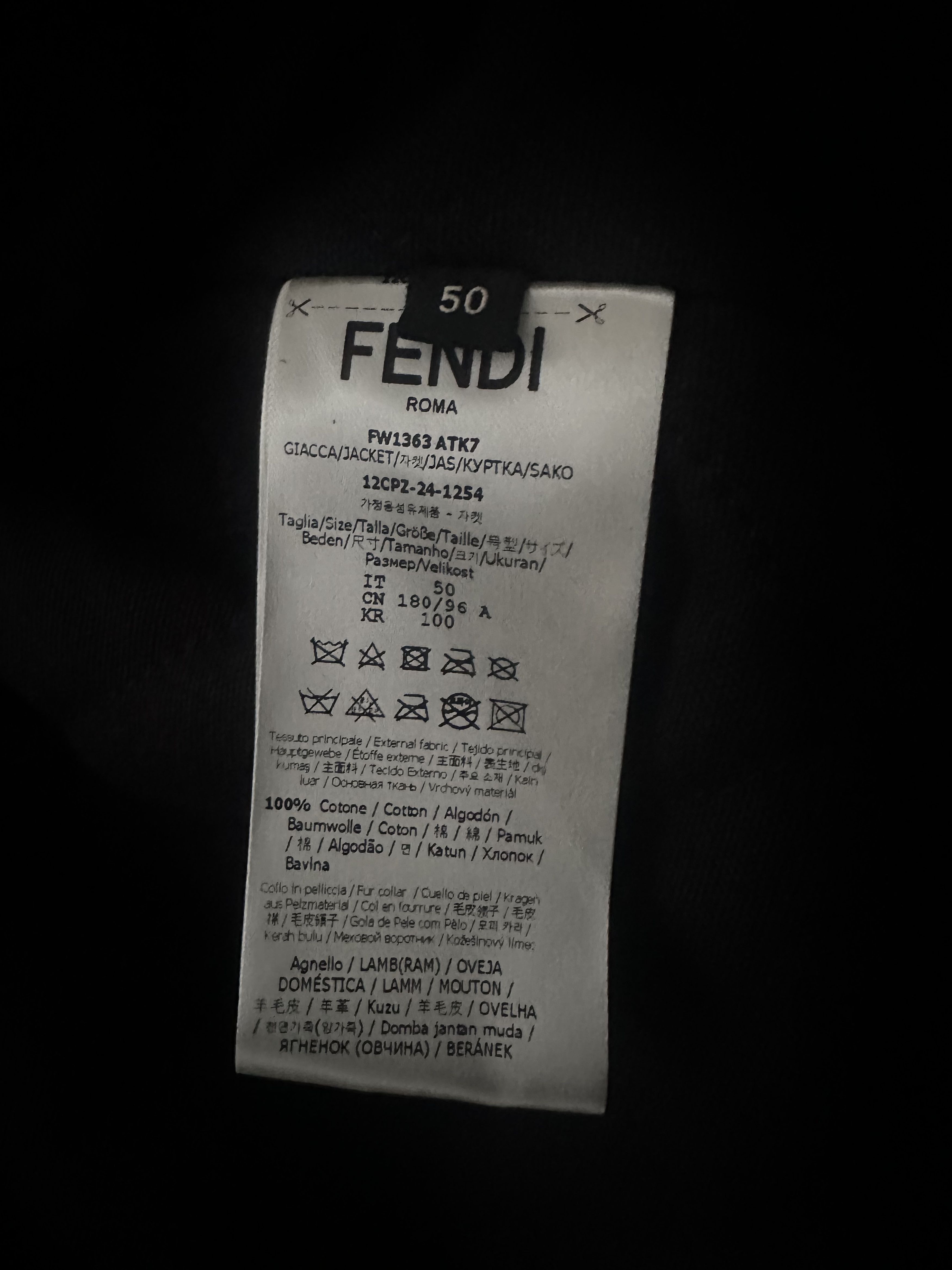 Fendi Denim Padded Jacket Size US L / EU 52-54 / 3 - 5 Thumbnail