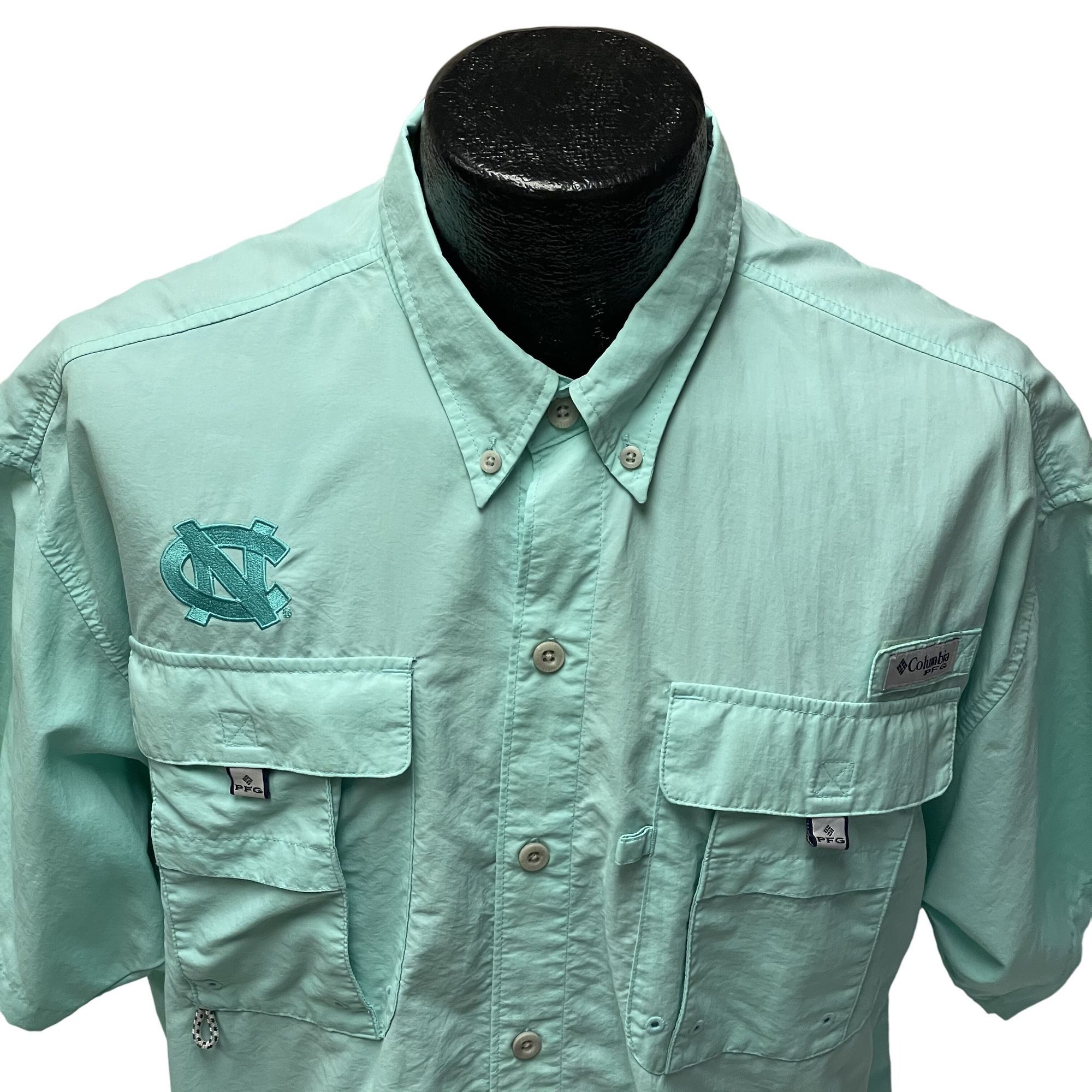 Columbia Columbia Sea Green PFG Pro Fishing VENTED Embroidered Shirt Size US L / EU 52-54 / 3 - 2 Thumbnail