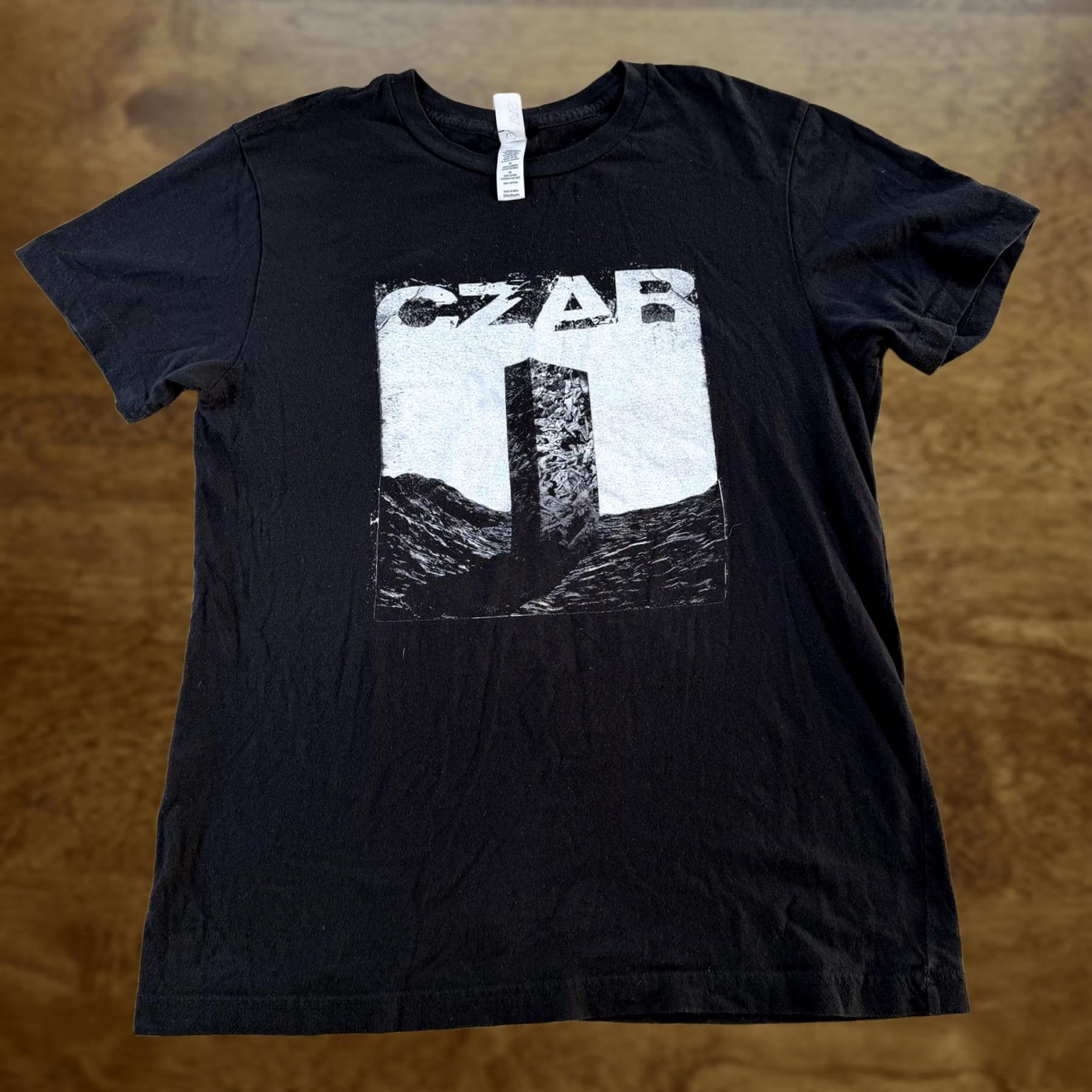 Vintage Canvas Czar Shirt Mens Medium Black Monolith Graphic Print Tee T-Shirt Size US M / EU 48-50 / 2 - 1 Thumbnail