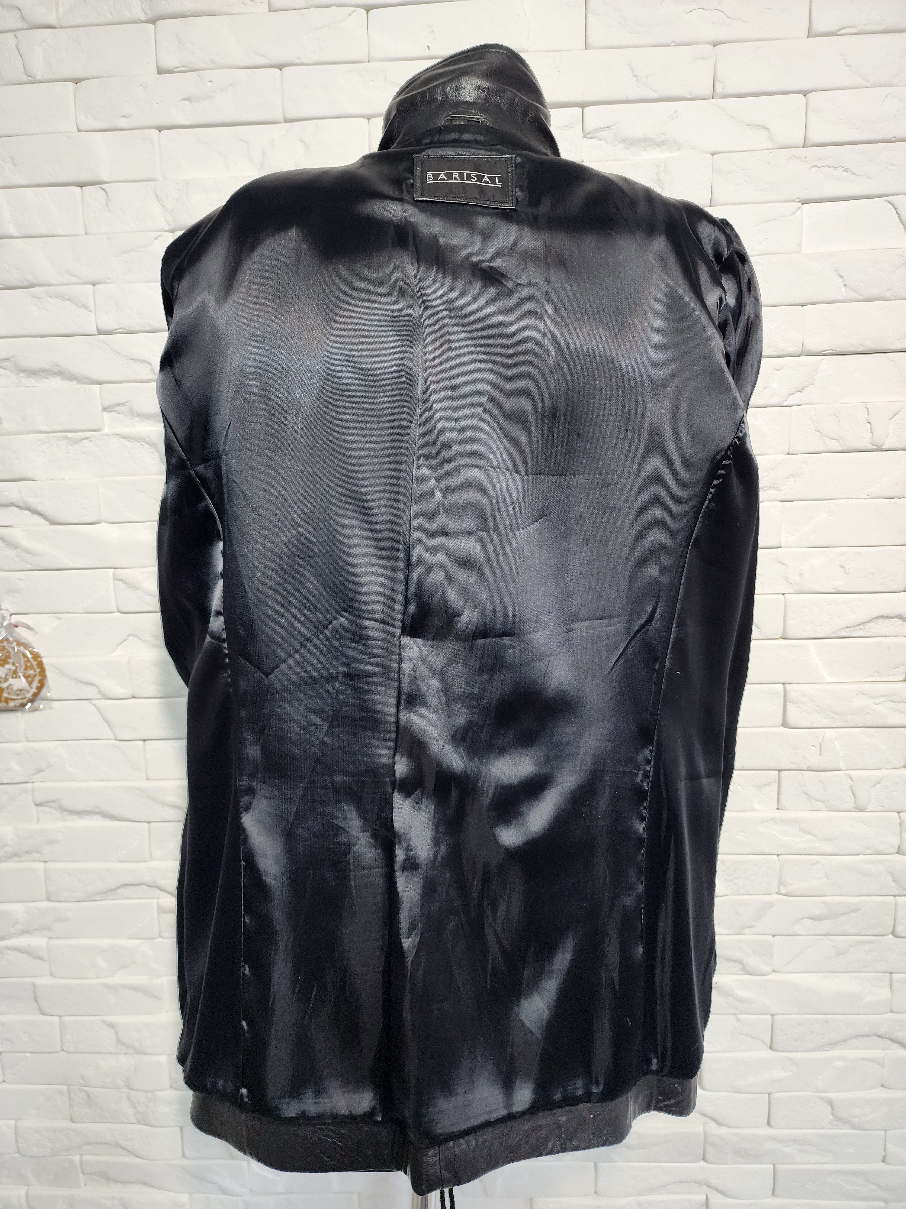 Other Black Genuine Leather Jacket: Size XL. Size XL / US 12-14 / IT 48-50 - 6 Thumbnail