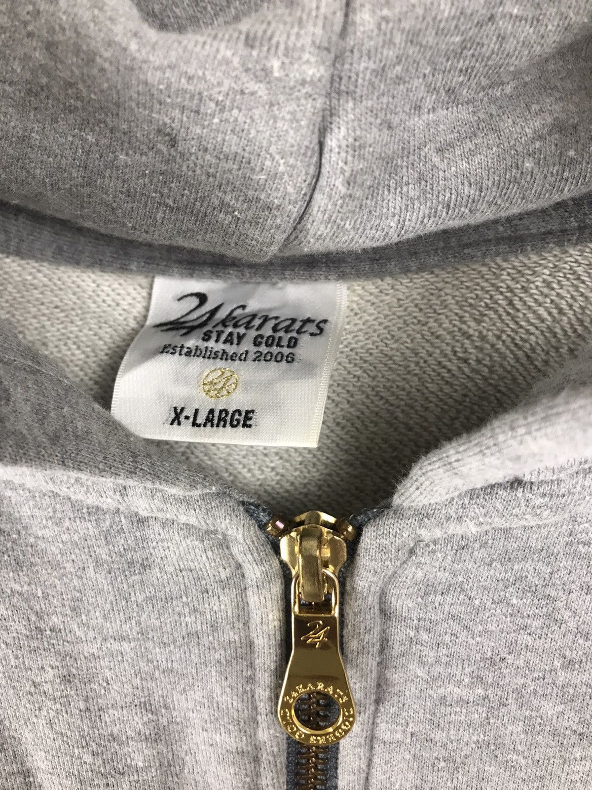 Designer × Other Gold Diggers 24 Karats Double Zipper Hoodie Size US XL / EU 56 / 4 - 5 Thumbnail