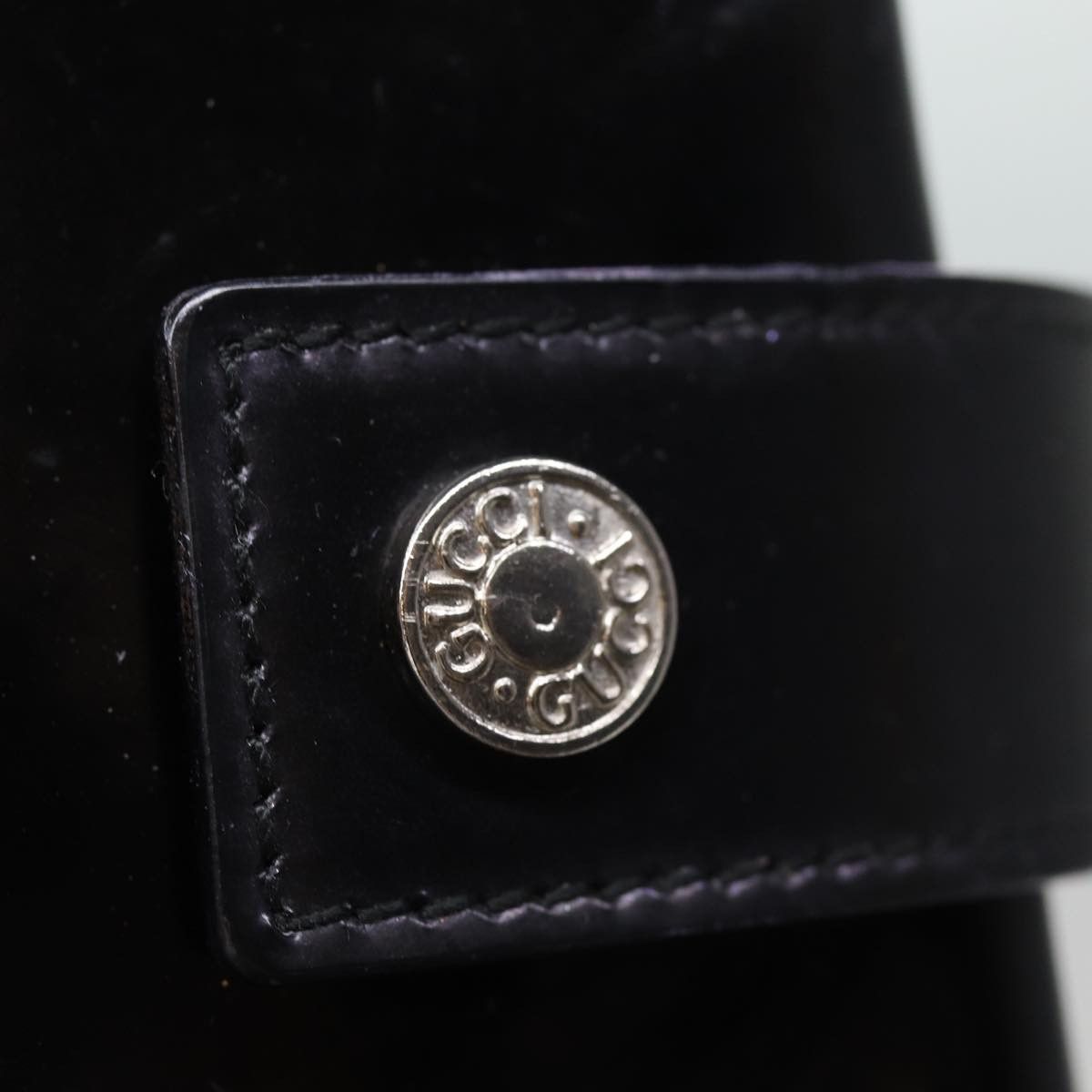 Gucci GUCCI Hand Bag Enamel Black 002 2113 002 2113 Size ONE SIZE - 10 Thumbnail