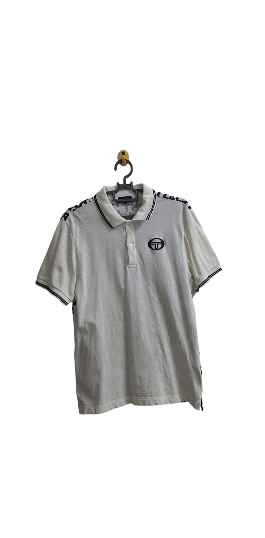 Sergio Tacchini × Vintage Rare Vintage Sergio Tacchini Monogram Shirt Size US M / EU 48-50 / 2 - 3 Thumbnail