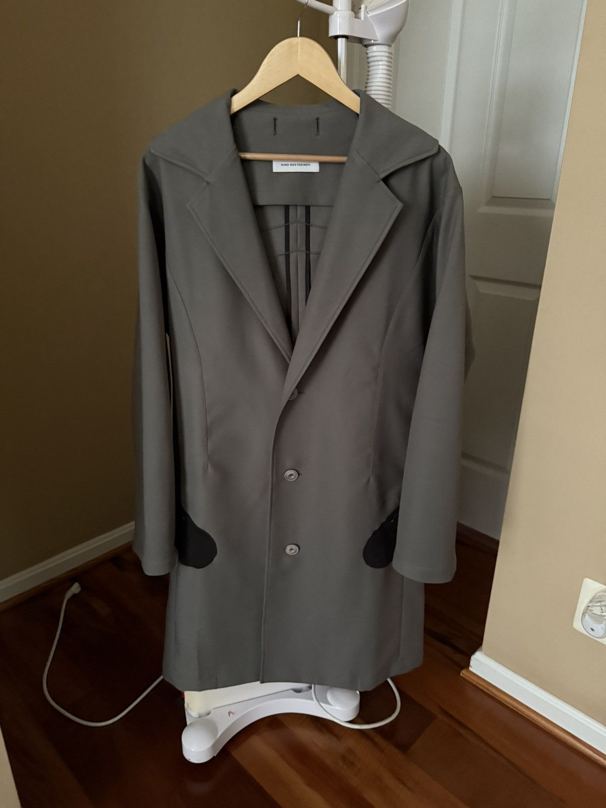 Kiko Kostadinov Lathi Coat Steel Grey 44 Size US S / EU 44-46 / 1 - 2 Thumbnail