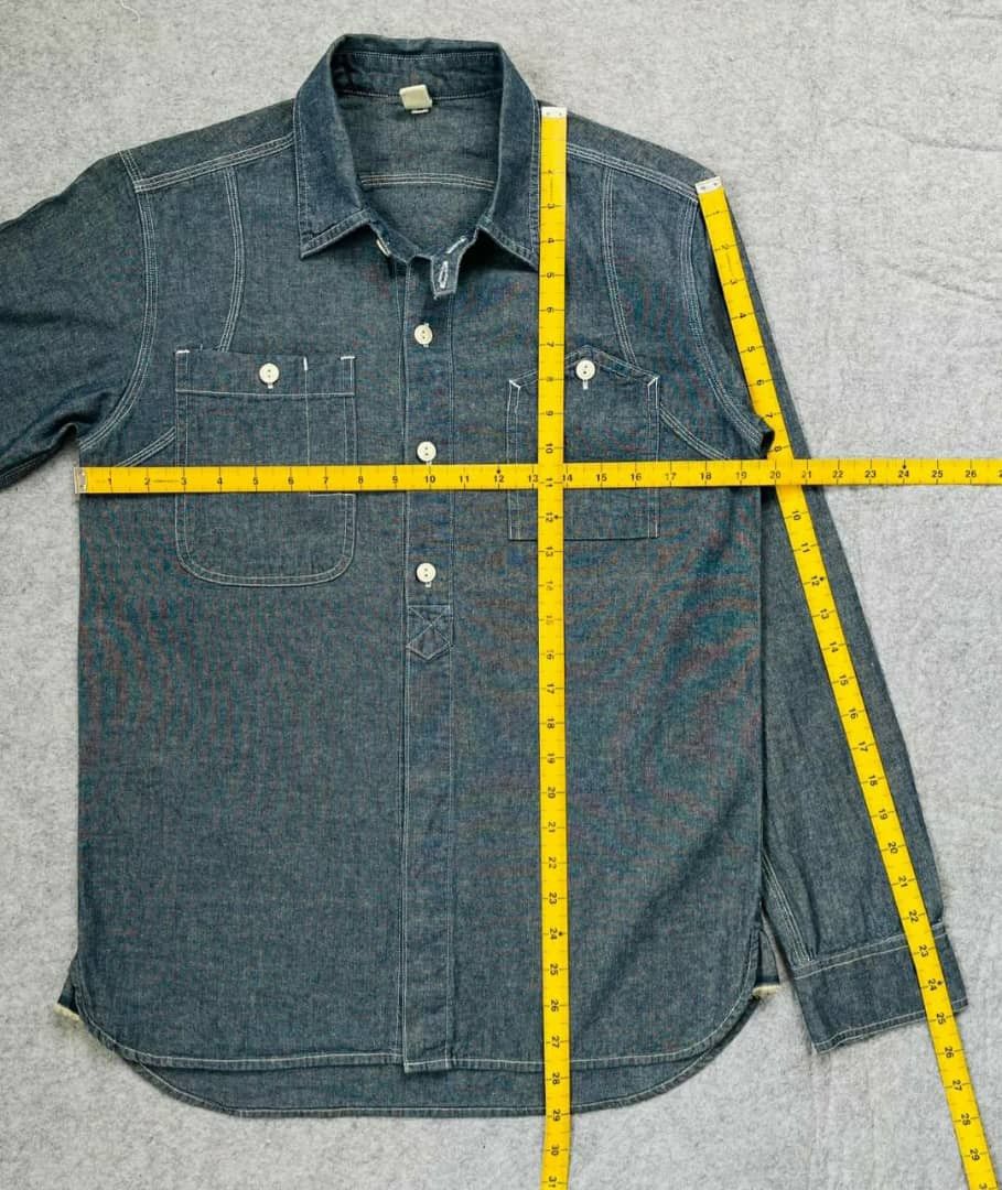 Japanese Brand 💥Unnamed inspire Japanese harajuku streetwear Chambray Size US M / EU 48-50 / 2 - 2 Thumbnail