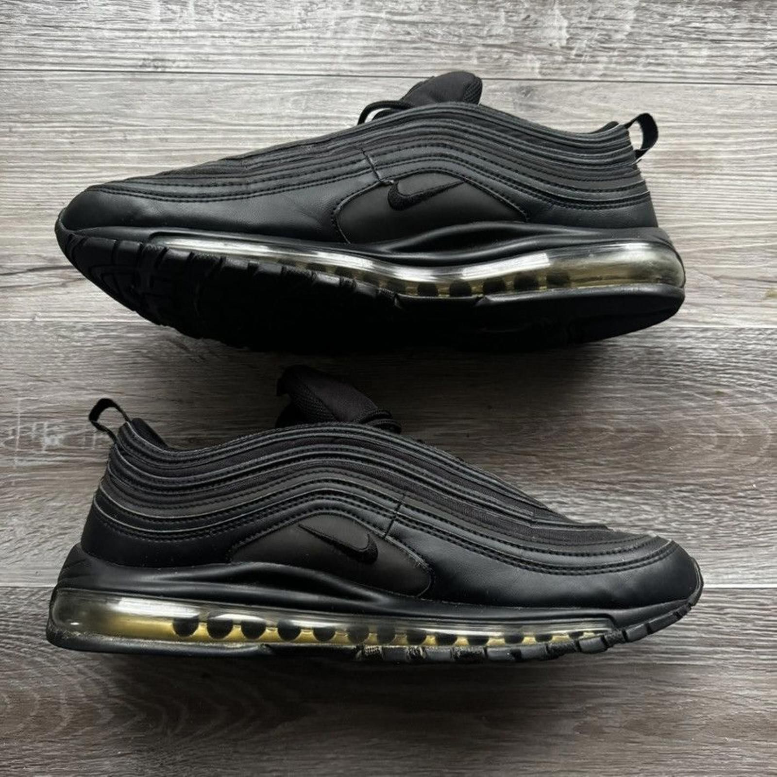 Nike NIKE • Air Max 97 "Black Reflective Gold" (12M) Size US 12 / EU 45 - 3 Thumbnail