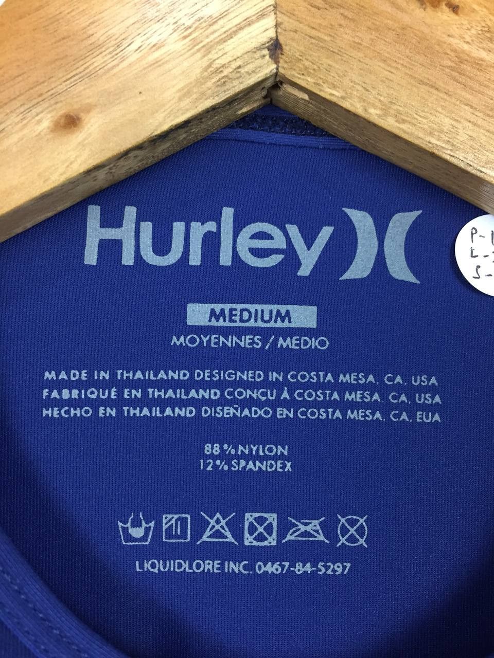 Hurley Hurley UPF 50+ Sun Protection Long Sleeve Rash Guard Size US M / EU 48-50 / 2 - 8 Thumbnail