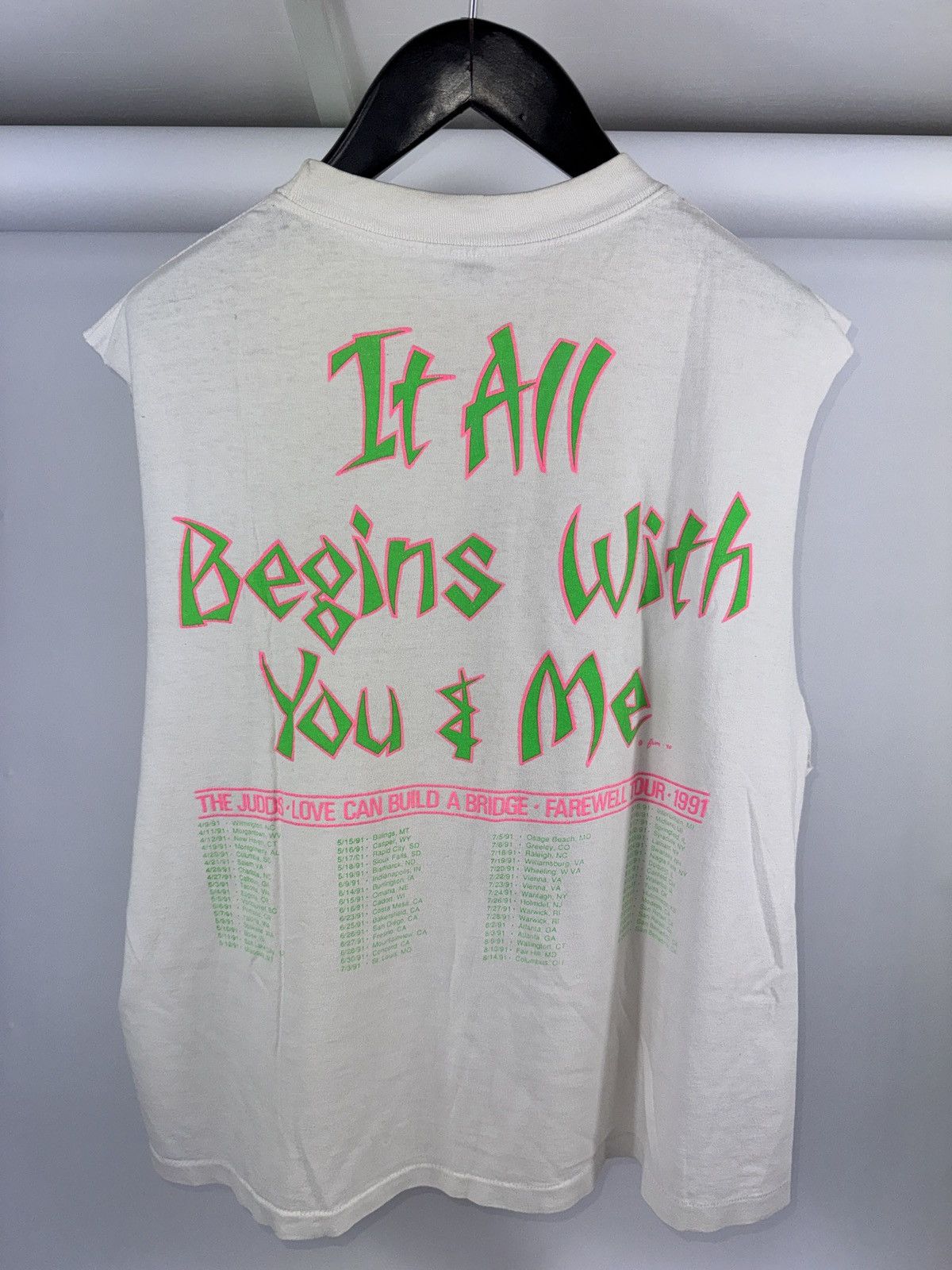 Vintage x SUPER GRU THE JUDDS AND NAOMI 1991 CUT OFF VINTAGE T-SHIRT Size US XL / EU 56 / 4 - 2 Thumbnail